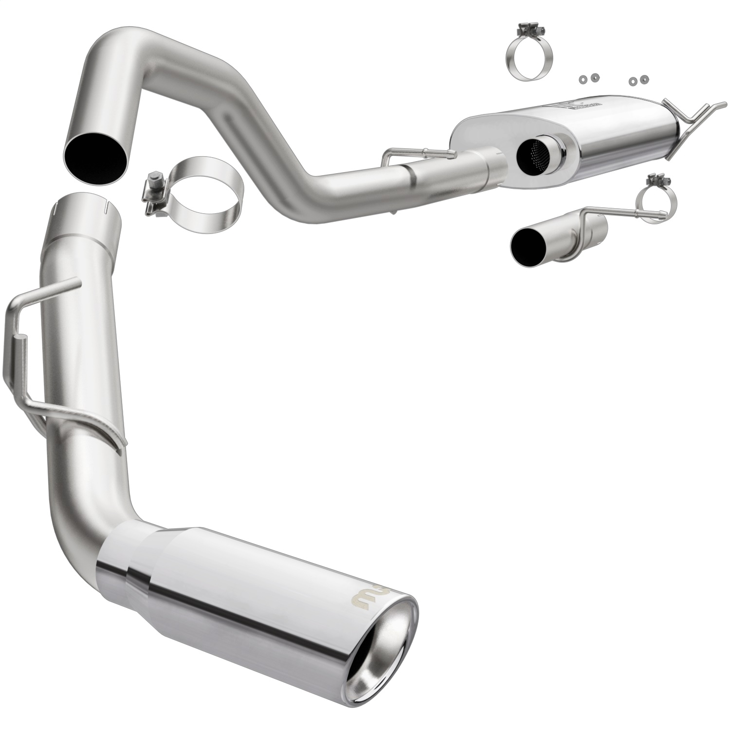 Magnaflow 19424 - CatBack 18-19 Ford Expedition V6 3.5L Gas 3in Polished Stainless Exhaust
