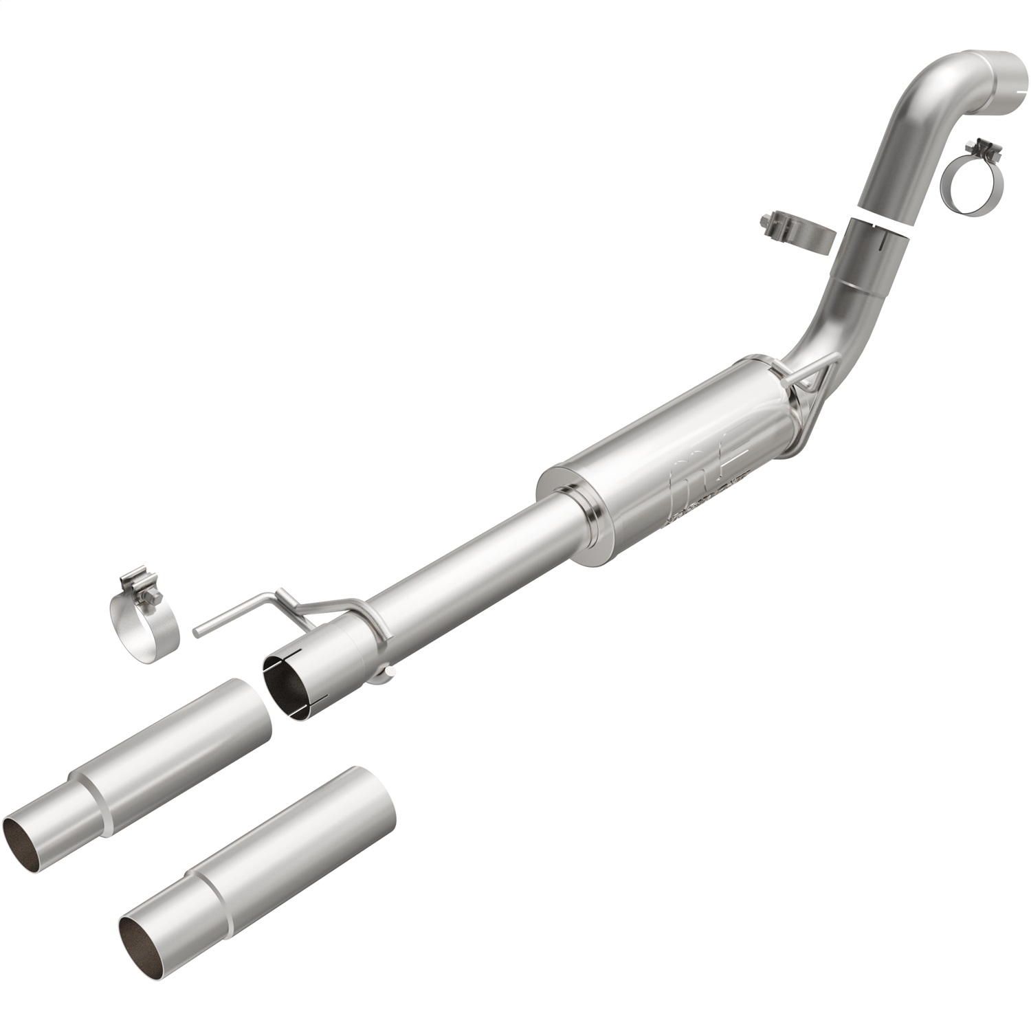 Magnaflow 19572 - 15-21 Ford F-150 Street Series Cat-Back Performance Exhaust System- Polished Rear Exit