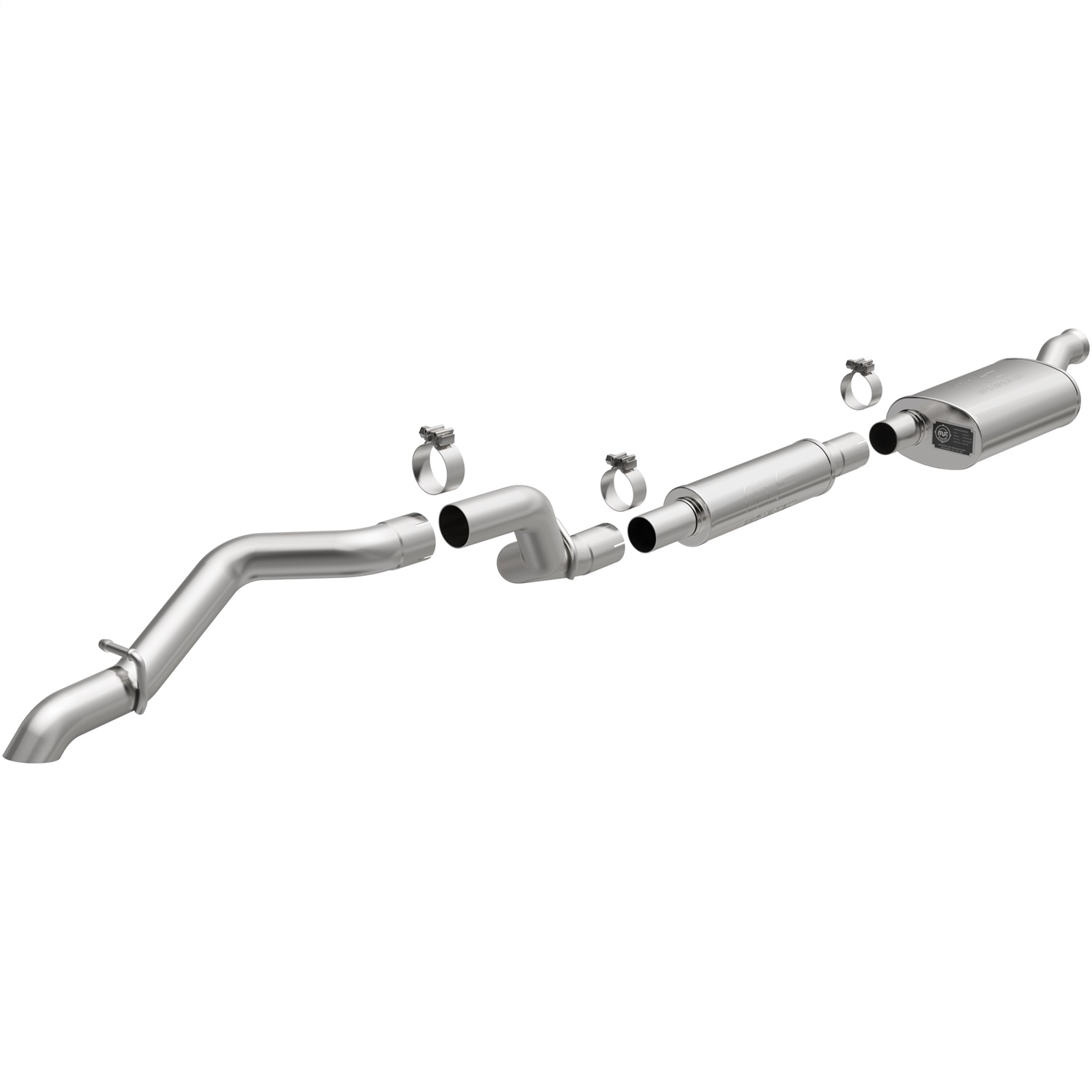 Magnaflow 19592 - 19+ Jeep Wrangler JL Overland Series Cat-Back Performance Exhaust System