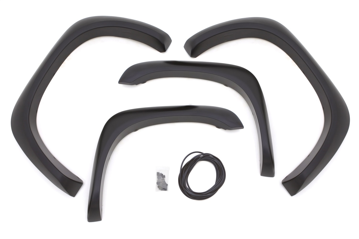Lund EX203S - 02-08 Dodge Ram 1500 Ex-Extrawide Style Smooth Elite Series Fender Flares - Black (4 Pc.)