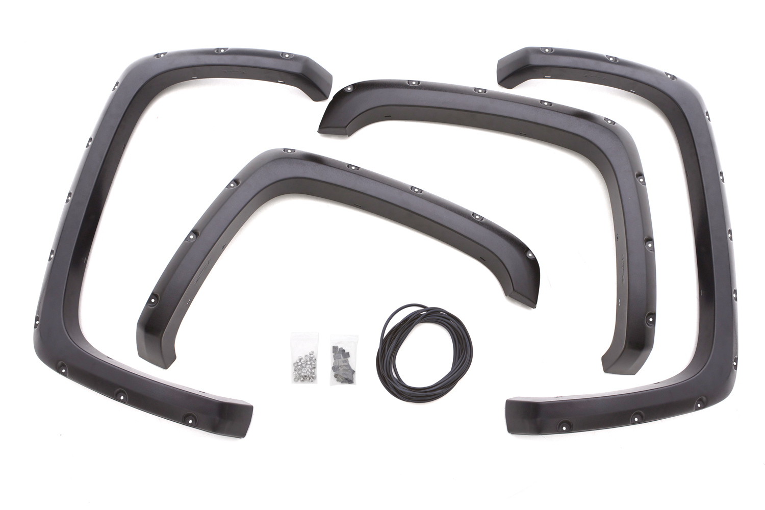 Lund RX111T - 15-17 Chevy Silverado 2500 RX-Rivet Style Textured Elite Series Fender Flares - Black (4 Pc.)