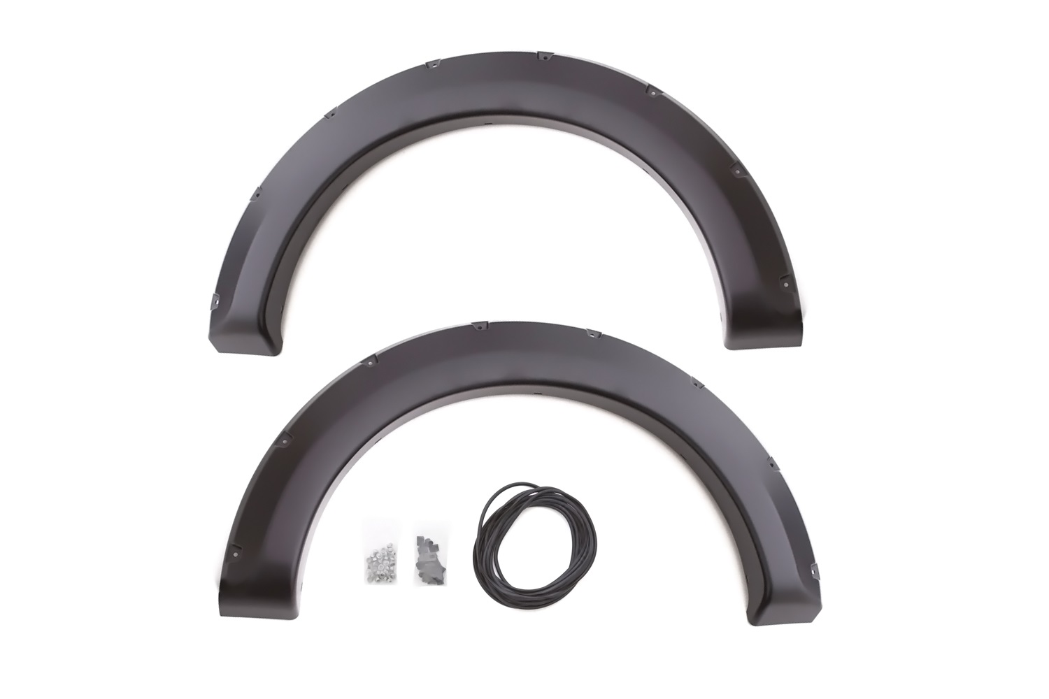 Lund RX310SB - Elite Series Black Rivet Style Smooth Finish Rear Fender Flares for 2004-2008 Ford F-150 (Excludes Stepside) Lund RX310SB - Elite Series Black Rivet Style Smooth Finish Rear Fender Flares for 2004-2008 Ford F-150 (Excludes Stepside)