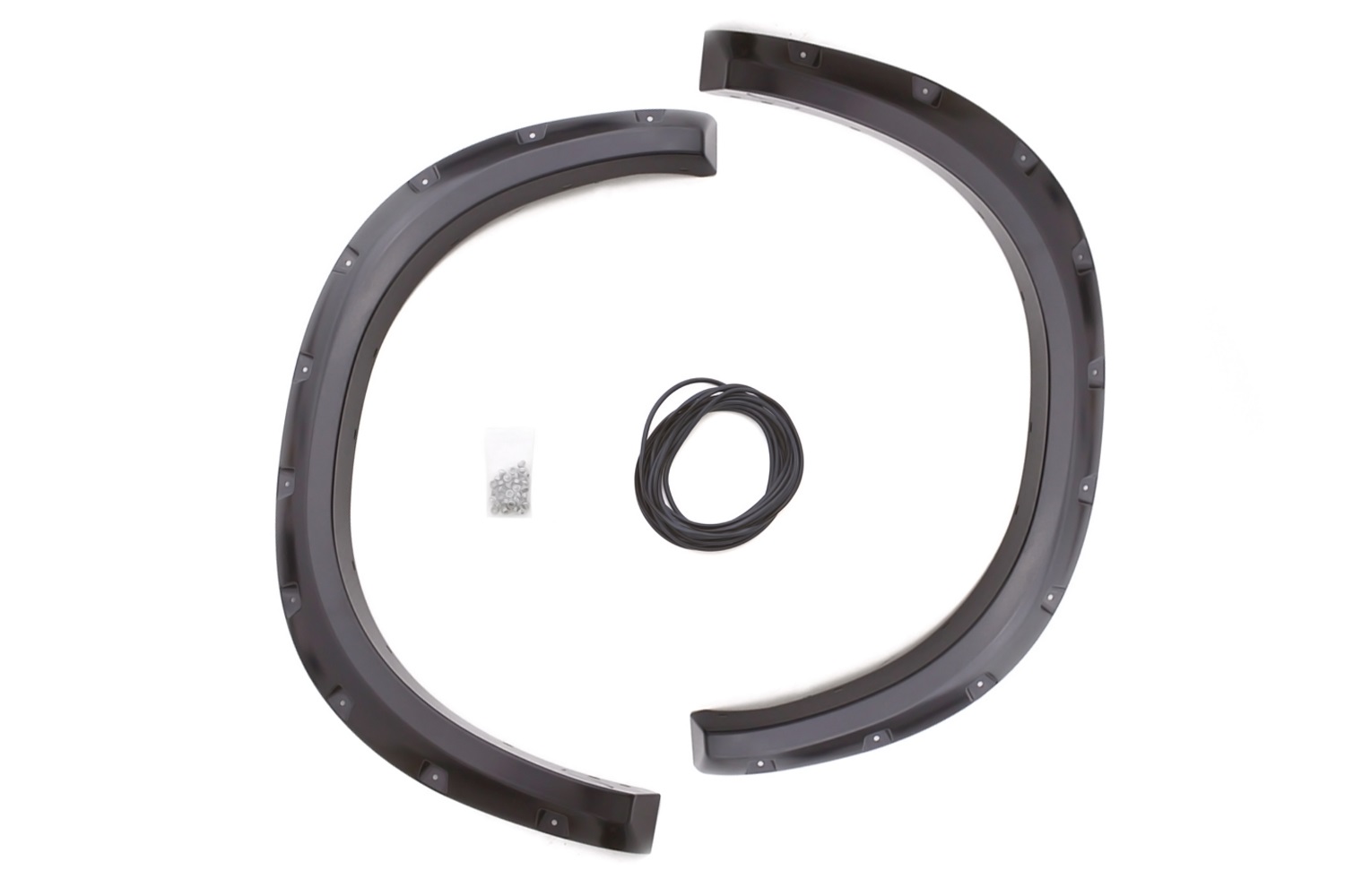 Lund RX204SB - 09-17 Dodge Ram 1500 RX-Rivet Style Smooth Elite Series Fender Flares - Black (2 Pc.)