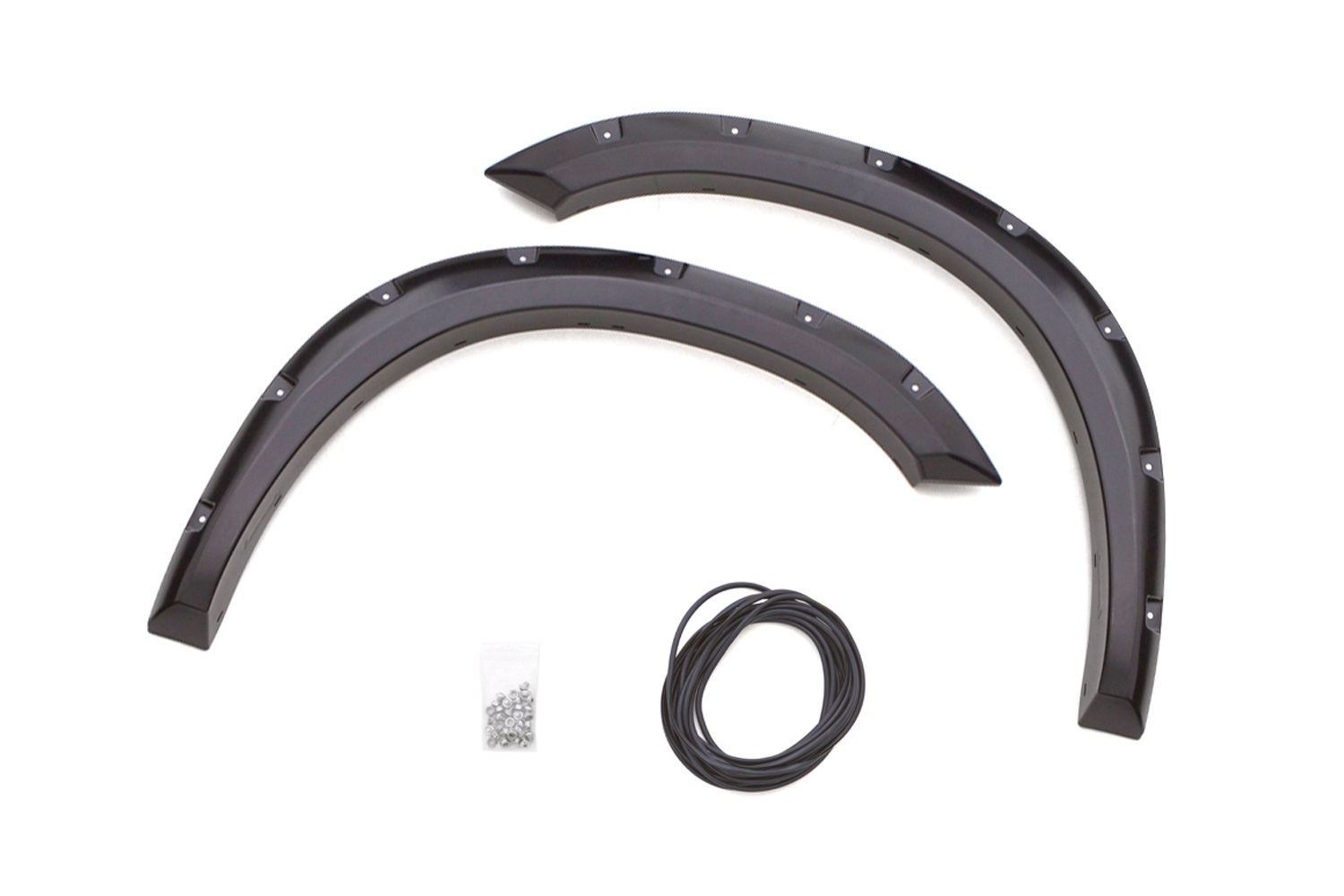 Lund RX205TA - Elite Series Black Rivet Style Textured Finish Front Fender Flares for 2010-2018 Ram 2500/3500 (Includes Dually) Lund RX205TA - Elite Series Black Rivet Style Textured Finish Front Fender Flares for 2010-2018 Ram 2500/3500 (Includes Dually)
