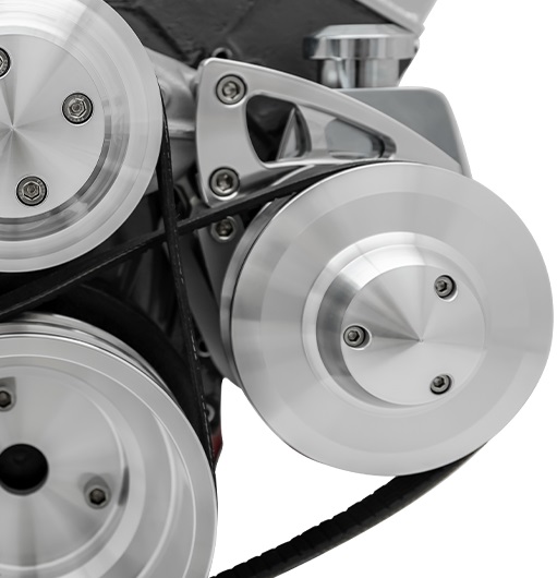 March Performance 20150 - Big Block Chevy Ultra Power Steering Bracket - LWP