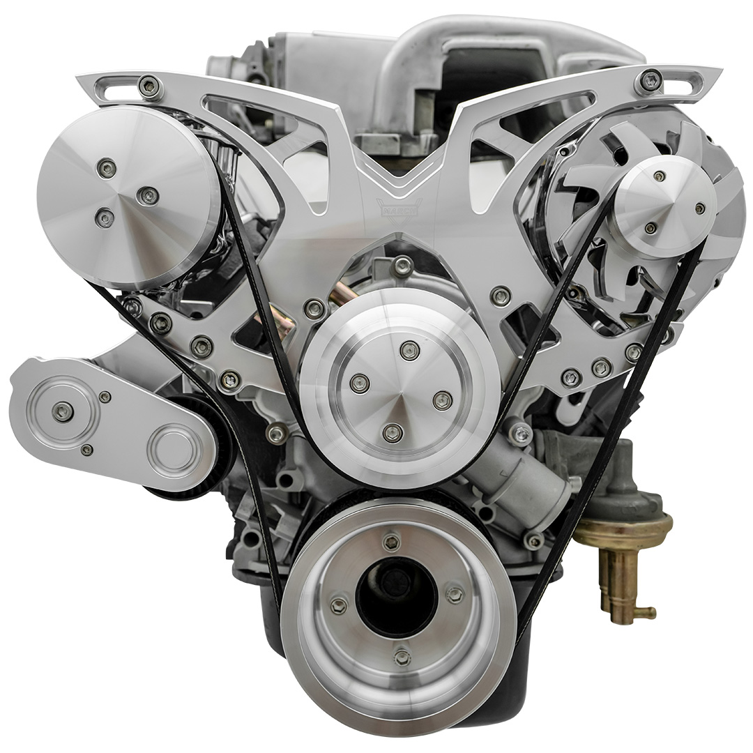 March Performance 30810 - Small Block Ford 5.0L Serpentine System - AC & PS