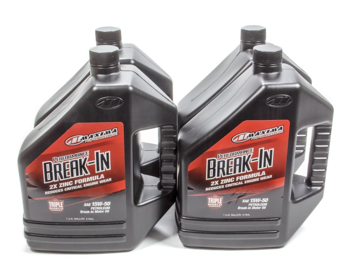 Maxima Racing Oils 39-119128 - 15w50 Break-In Oil Case 4x1 Gallon