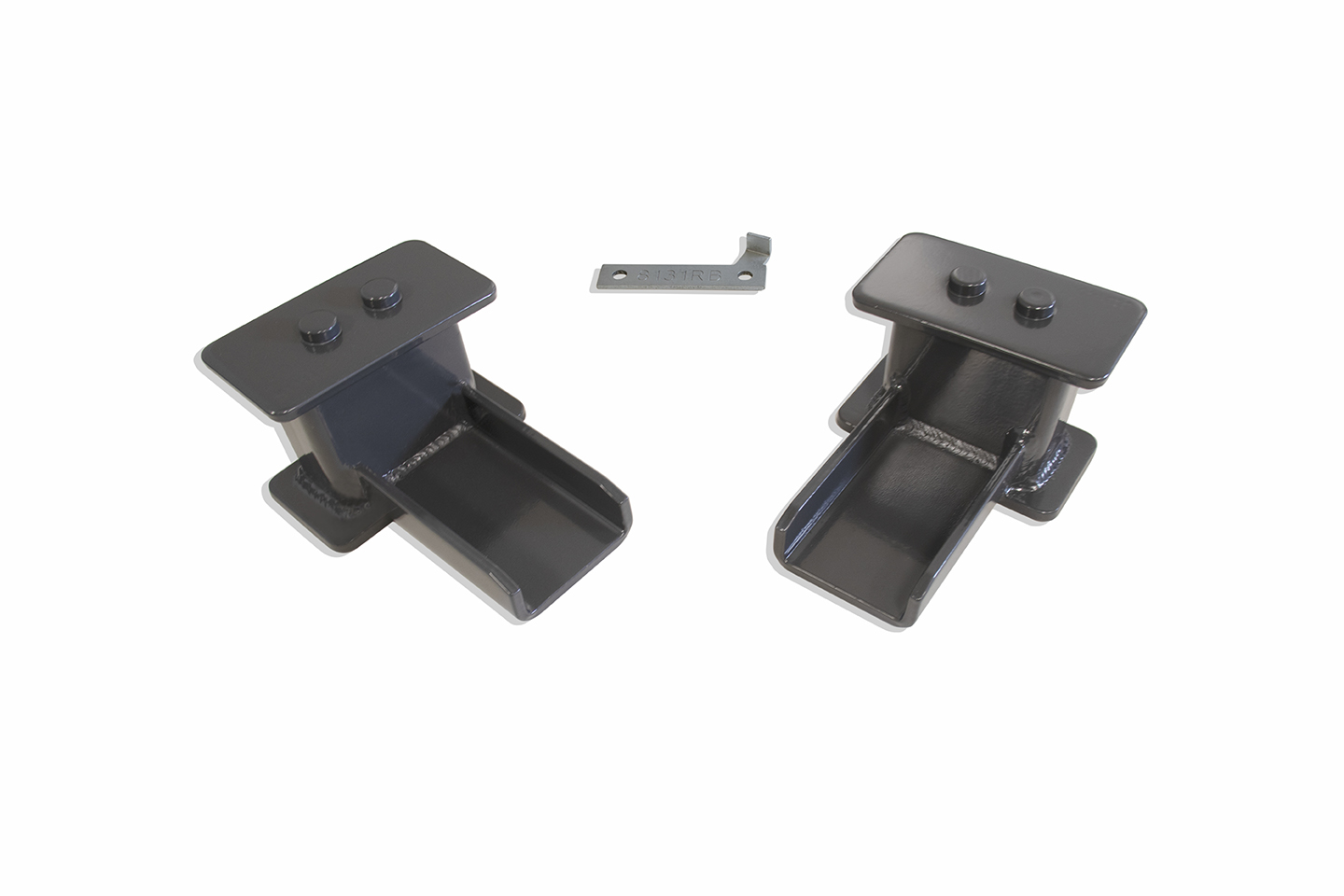 Maxtrac 813140 - 09-18 Ford F-150 2WD 4in Rear Fabricated Steel Lift Blocks