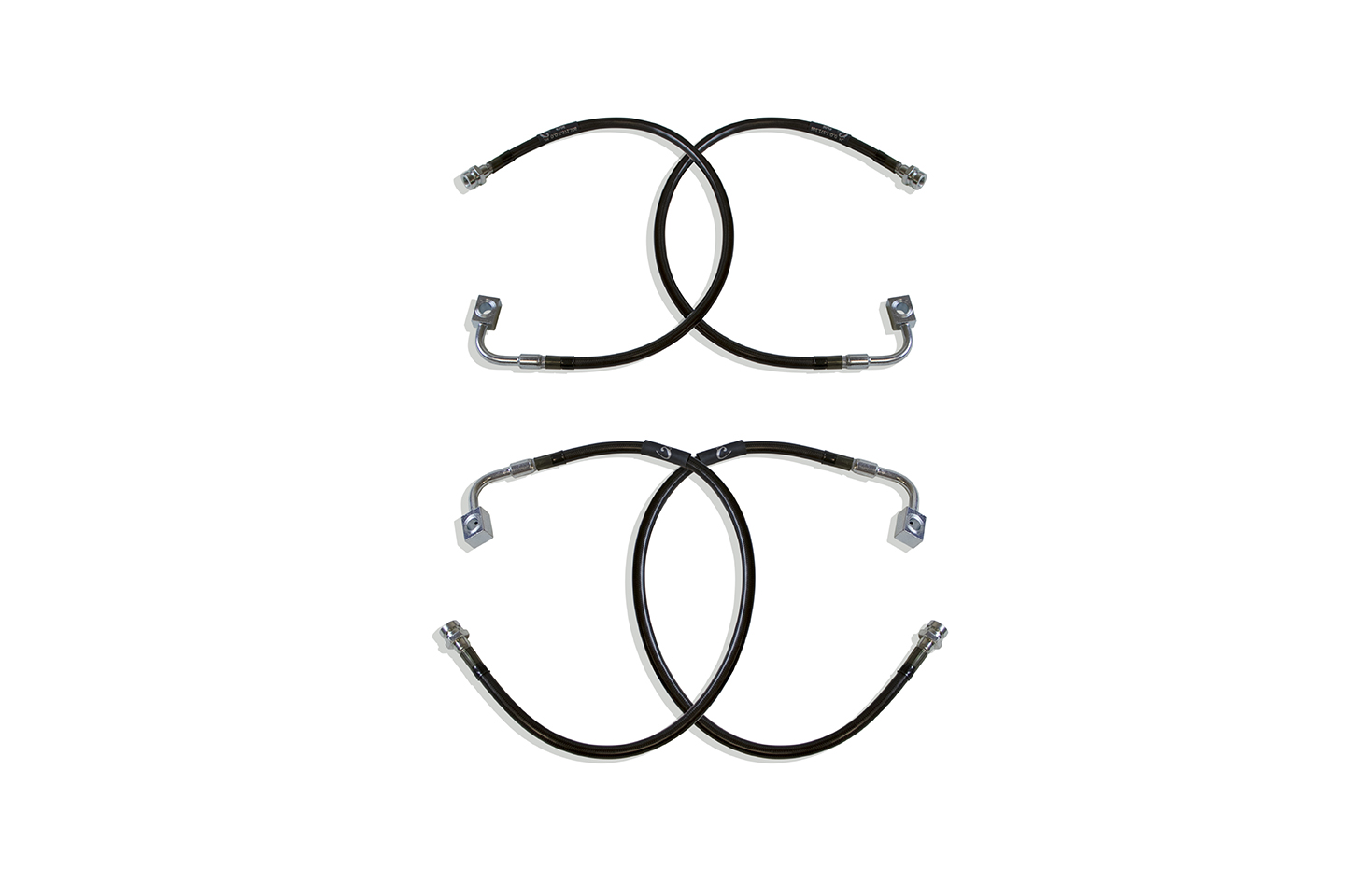 Maxtrac 519700 - 07-18 Jeep Wrangler JK 2WD/4WD Front & Rear Extended Brake Line Kit