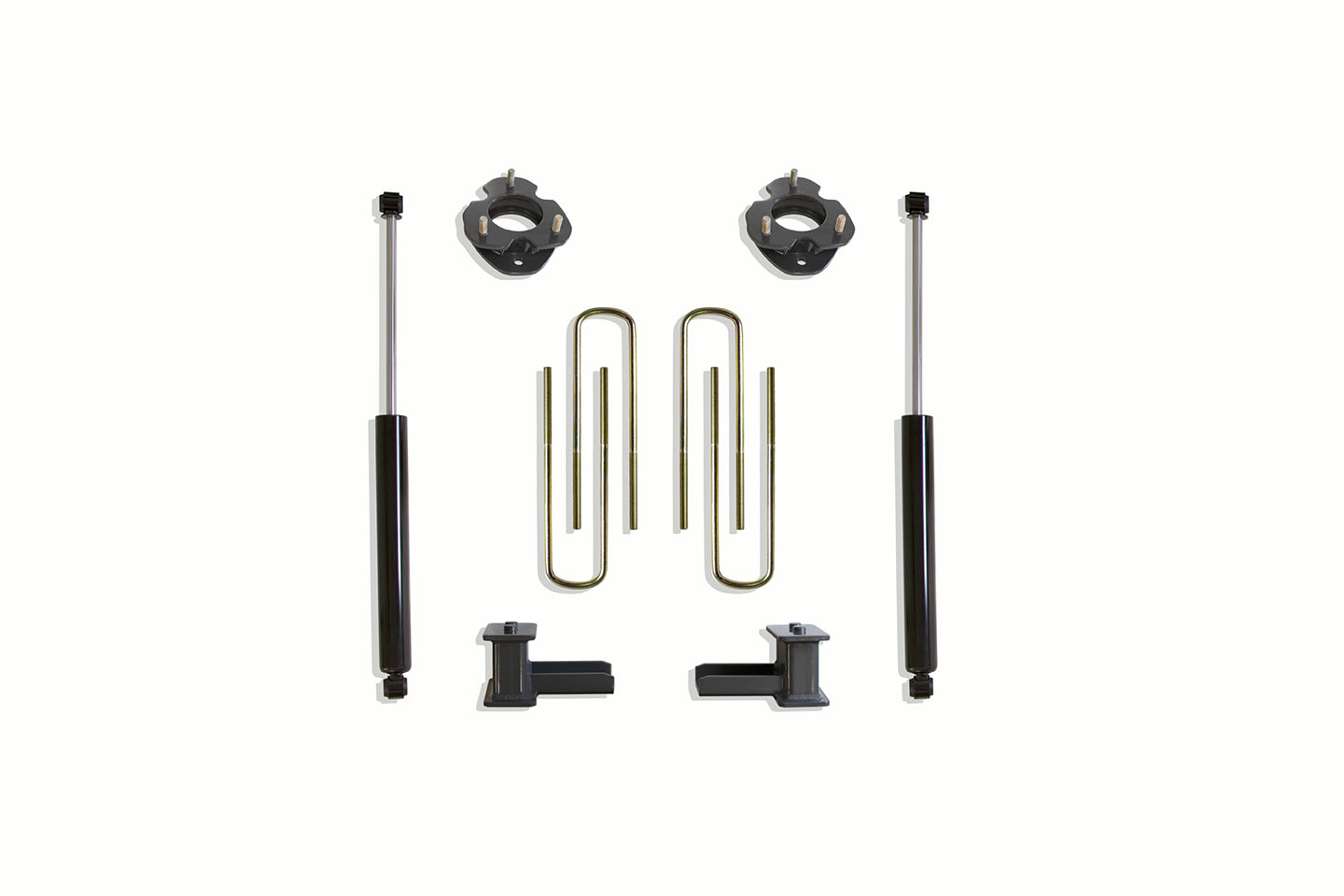Maxtrac 904140 - 0.5in Spacers, 4in Blocks/ U-Bolts -  Shocks