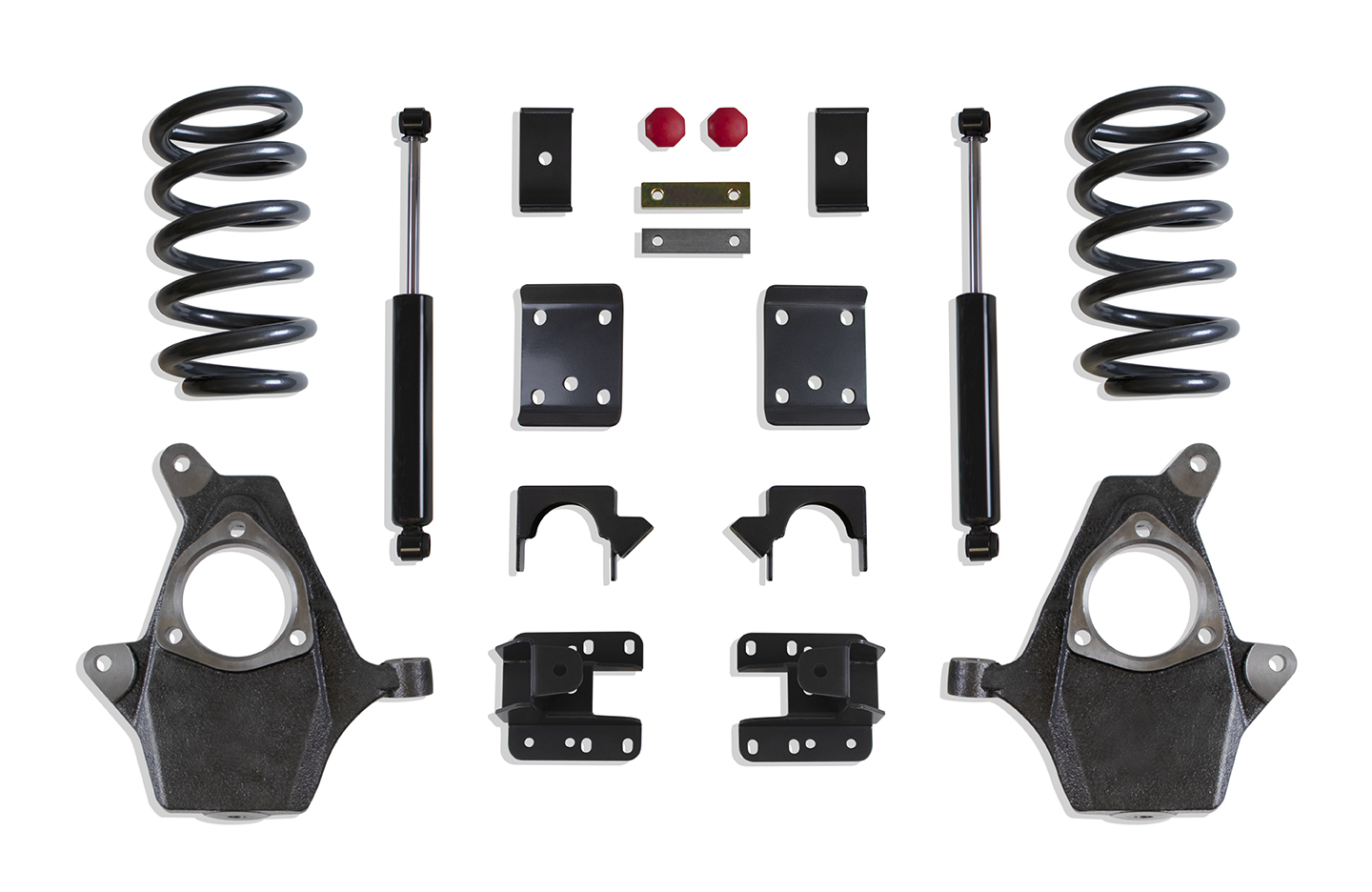 Maxtrac K331346-6 - 07-13 GM C/K1500 2WD/4WD Single Cab 4in/6in Lowering Spindle Kit