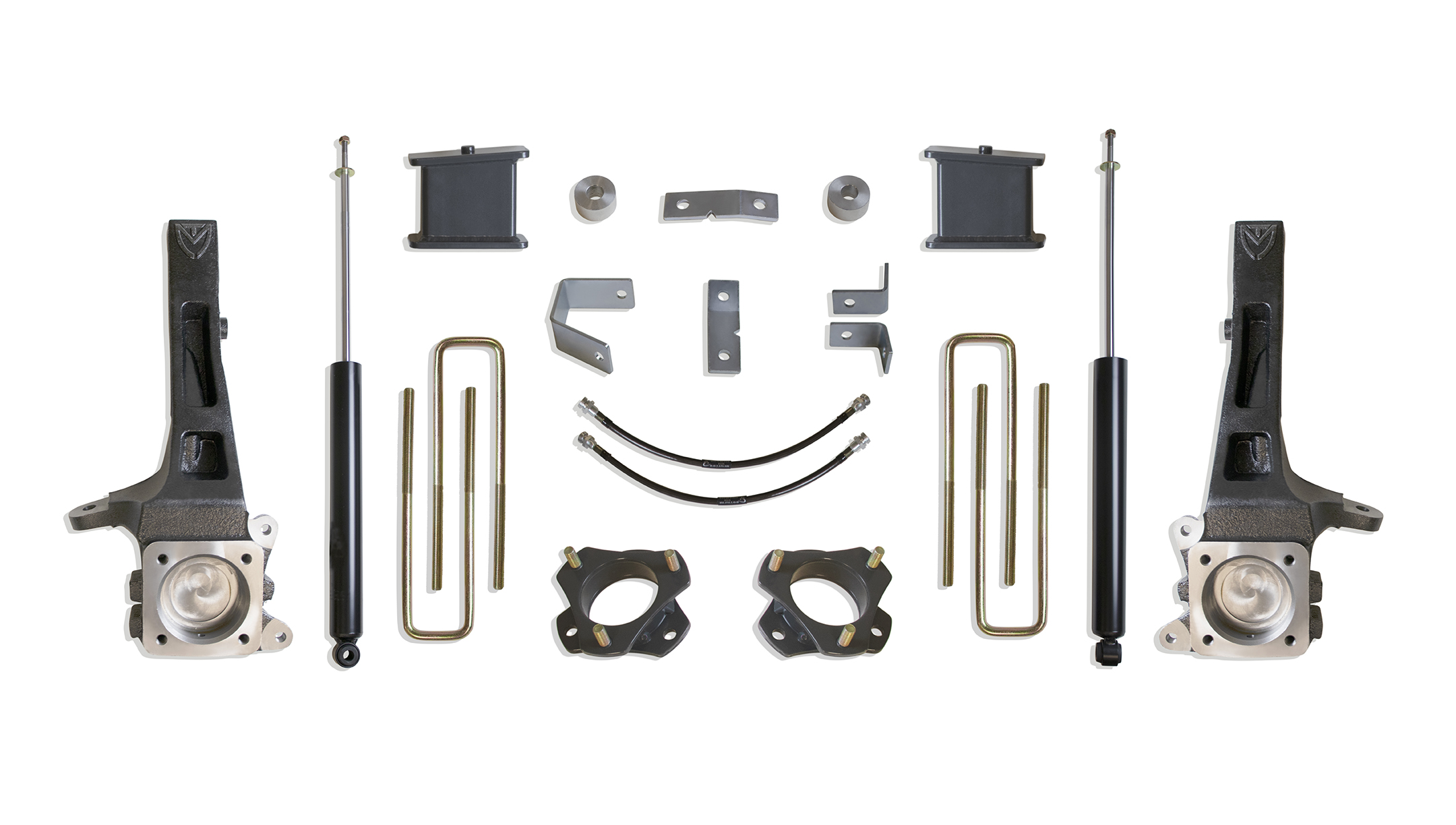 Maxtrac K886864 - 05-18 Toyota Tacoma 2WD 6 Lug 6.5in/4in MaxPro Spindle Lift Kit w/ Shocks Maxtrac K886864 - 05-18 Toyota Tacoma 2WD 6 Lug 6.5in/4in MaxPro Spindle Lift Kit w/ Shocks