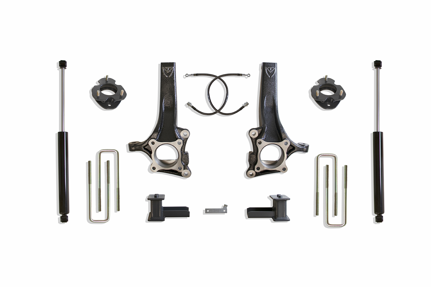 Maxtrac K883464 - 09-14 Ford F-150 2WD 6.5in/4in MaxPro Spindle Lift Kit w/ Shocks
