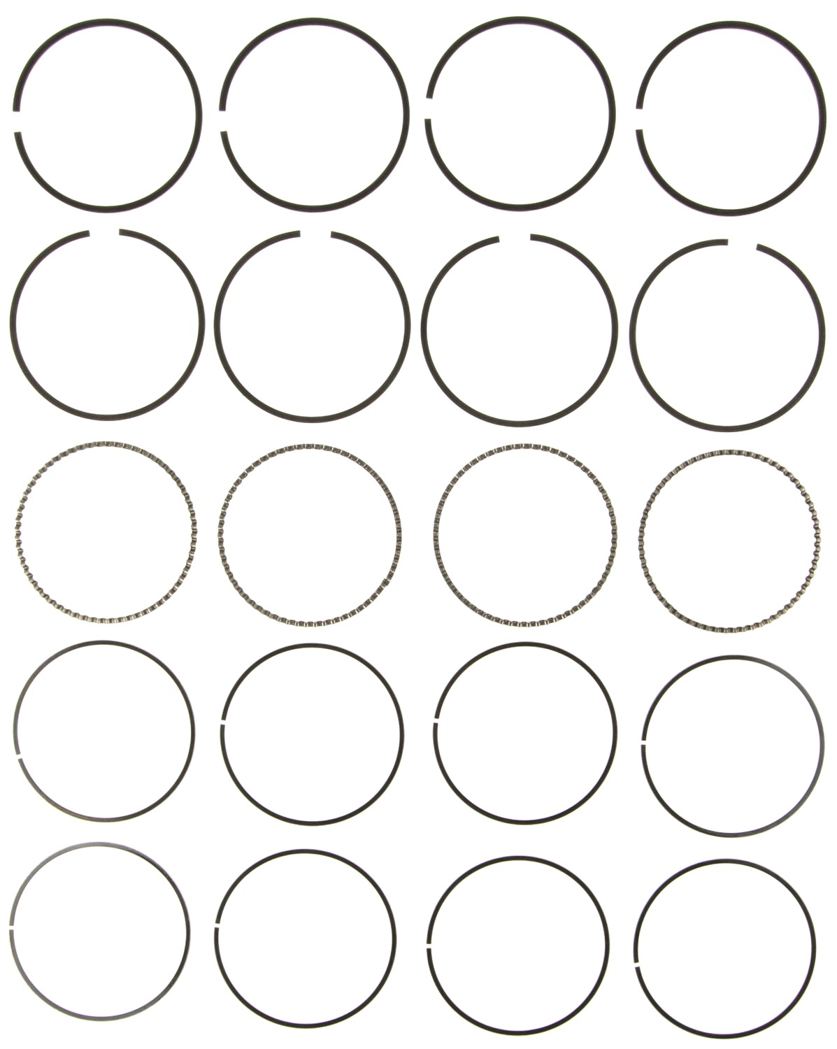 Mahle 41564 - Rings GMC Pass 121 2.0L Eng 87-89 GMC Pass 134 2.2L Eng 90-93 Moly Ring Set