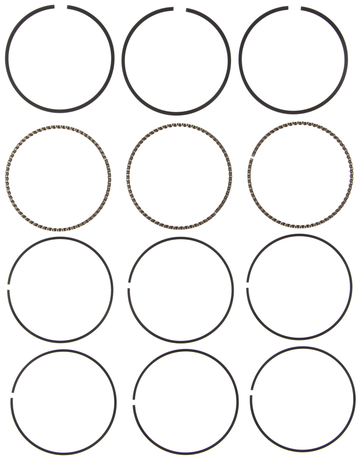 Mahle 41675 - Rings GMC GEO 61 1.0L in6in Eng 89-94 Metro Chrome Ring Set