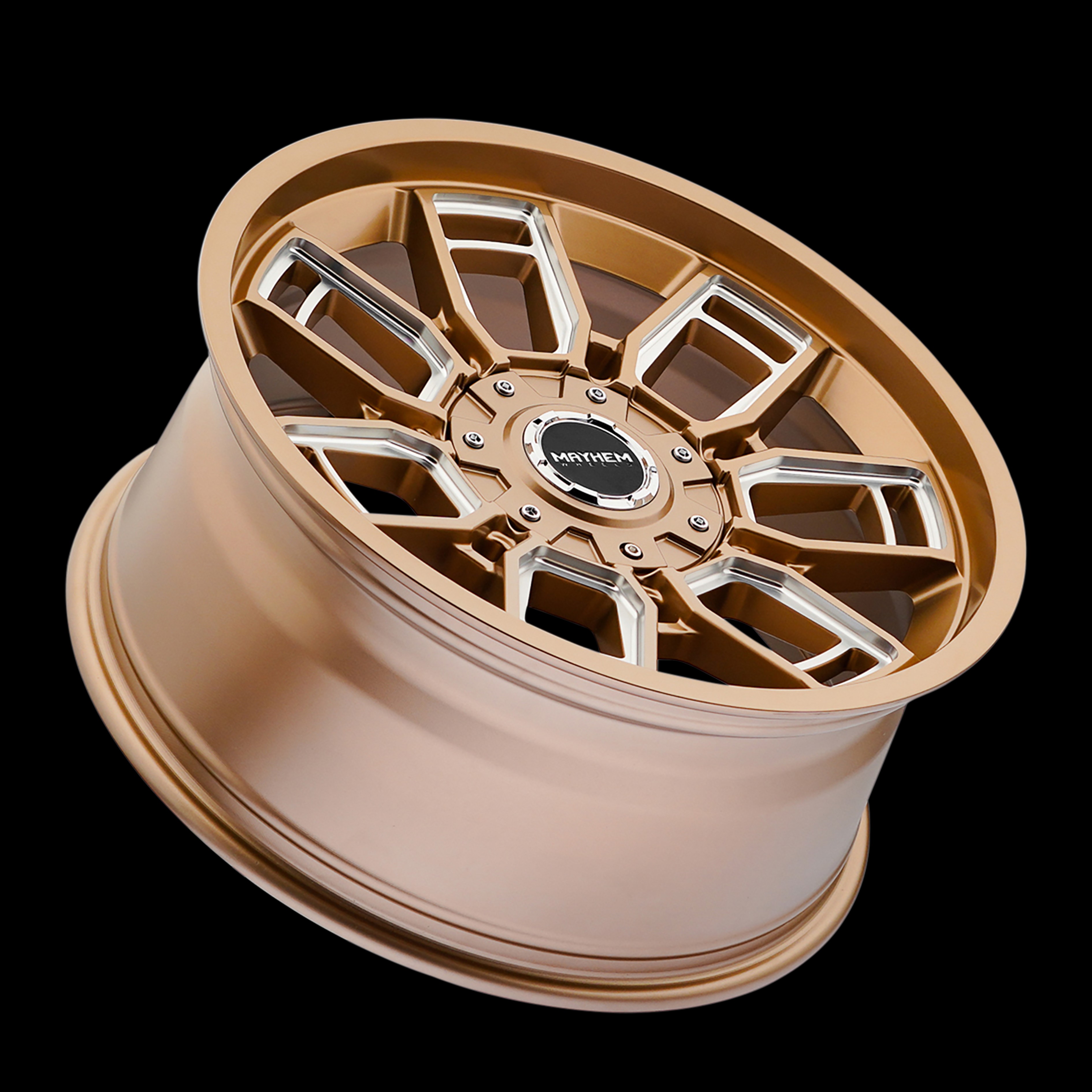 Mayhem 8118-2937MZ - 8118 Ordinance 20x9 / 6x135/139.7 BP / 106.1mm Hub Matte Bronze Wheel w/ Milled Spokes Mayhem 8118-2937MZ - 8118 Ordinance 20x9 / 6x135/139.7 BP / 106.1mm Hub Matte Bronze Wheel w/ Milled Spokes