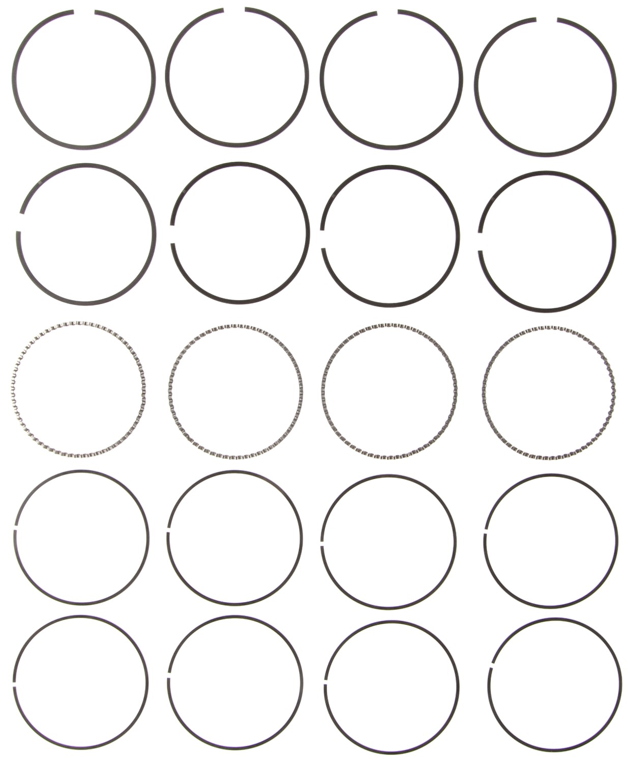 Mahle 51471CP.020 - Rings GMC Pass 121 2.0L Eng 87-89 134 2.2L Eng 90-94 Plain Ring Set