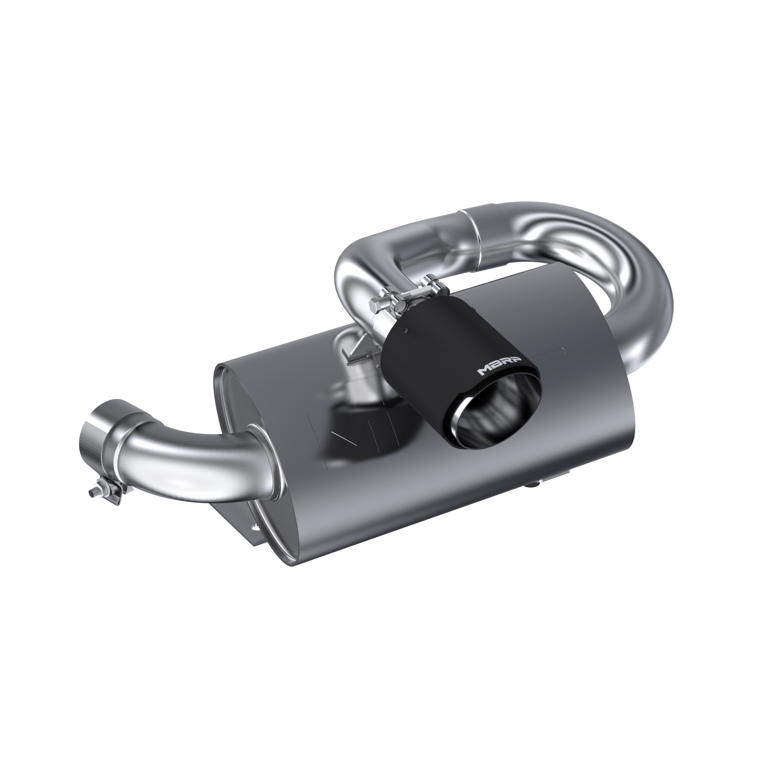 MBRP AT-9211PT - Single Slip-On Center Exit Performance Series For 19-21 Can-Am Maverick Sport 1000R MBRP AT-9211PT - Single Slip-On Center Exit Performance Series For 19-21 Can-Am Maverick Sport 1000R