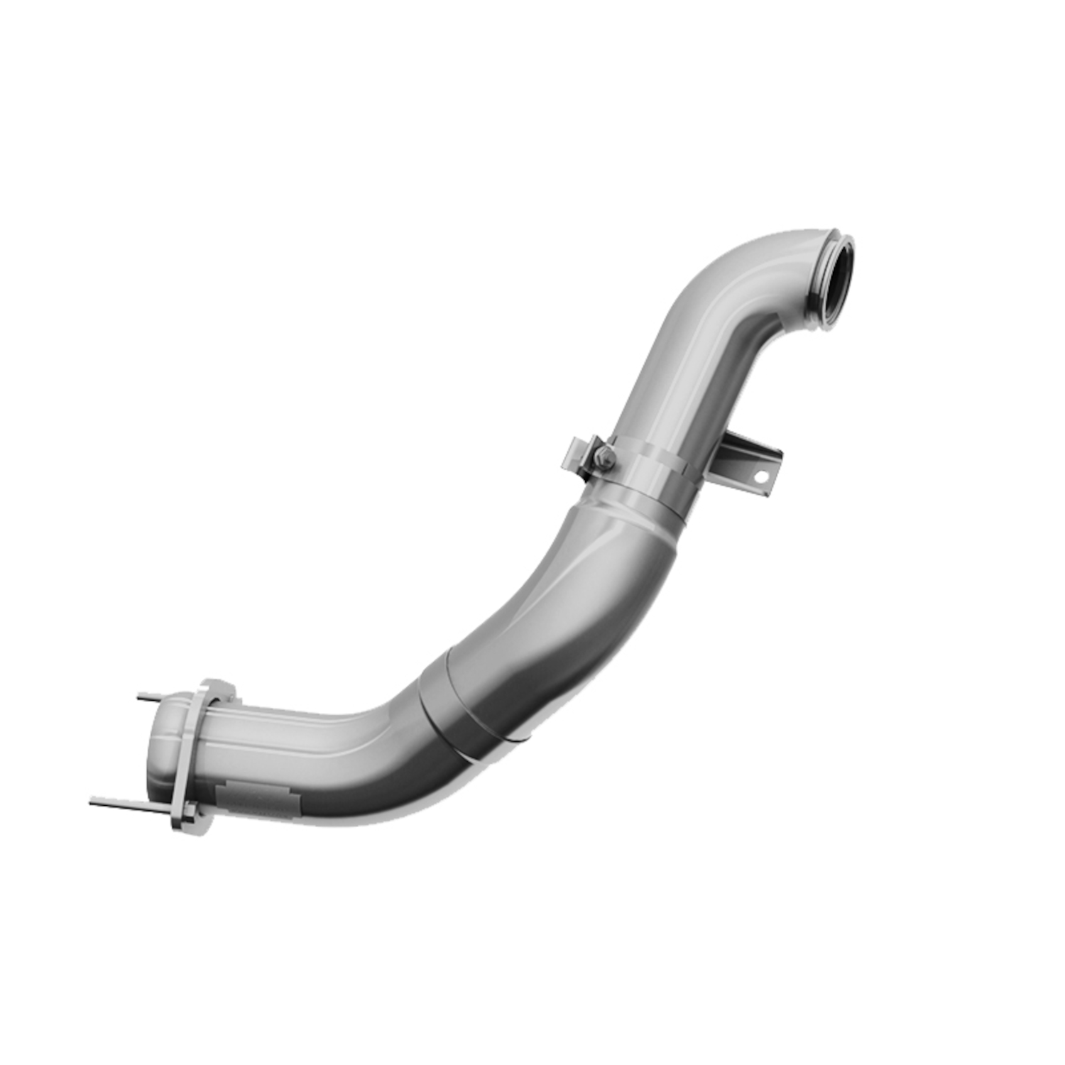 MBRP FAL459 - 4 Inch Turbo Down Pipe Aluminized Steel For 11-15 Ford 6.7L Powerstroke