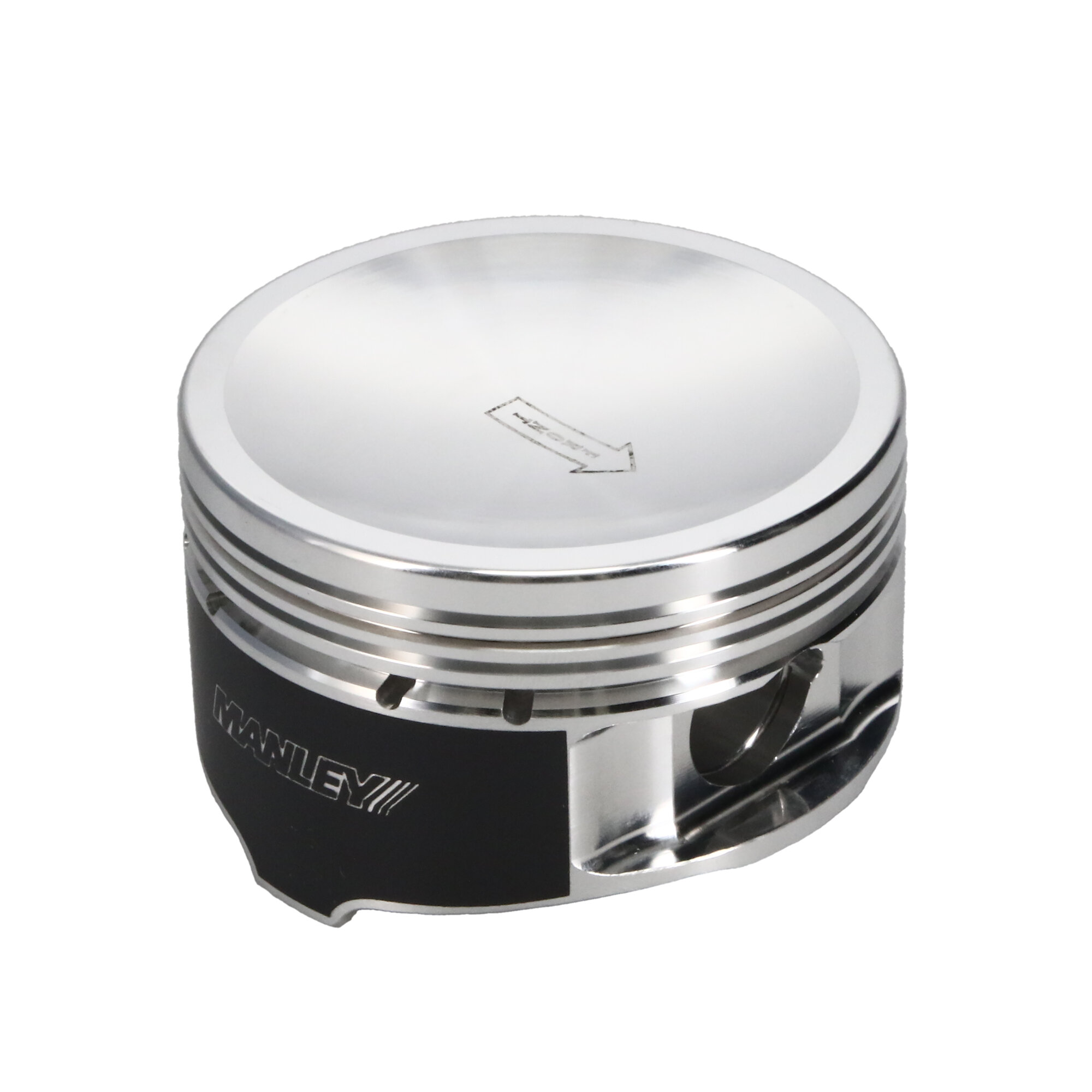 Manley 595220C-8 - Ford 4.6L/5.4L Stroker 3.572in Bore - 3.750in Stroke - Platinum 18cc Dish Piston Set