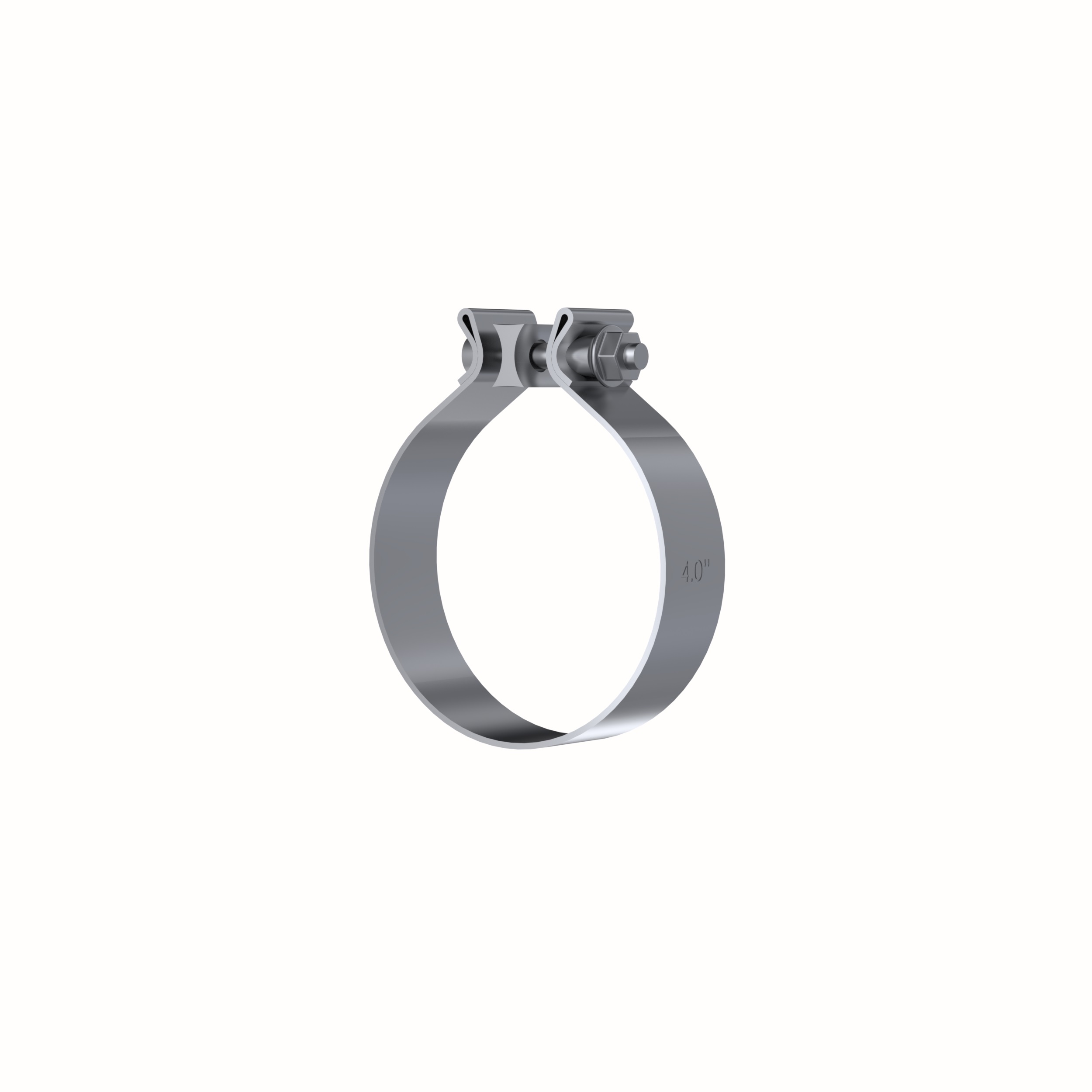 MBRP GP4ACS - Universal 4in Band Clamp Stainless (NO DROPSHIP)