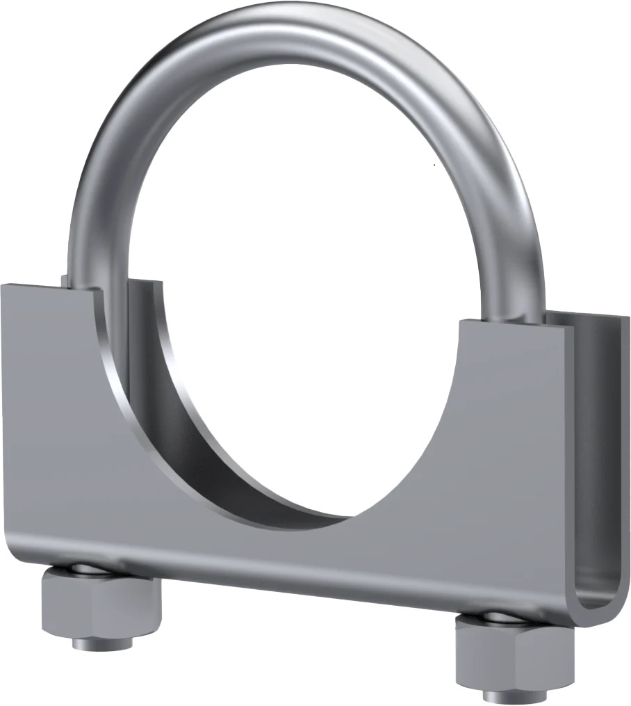 MBRP GP35C - Exhaust Clamp 3.5 Inch Saddle Clamp Mild Steel MBRP GP35C - Exhaust Clamp 3.5 Inch Saddle Clamp Mild Steel