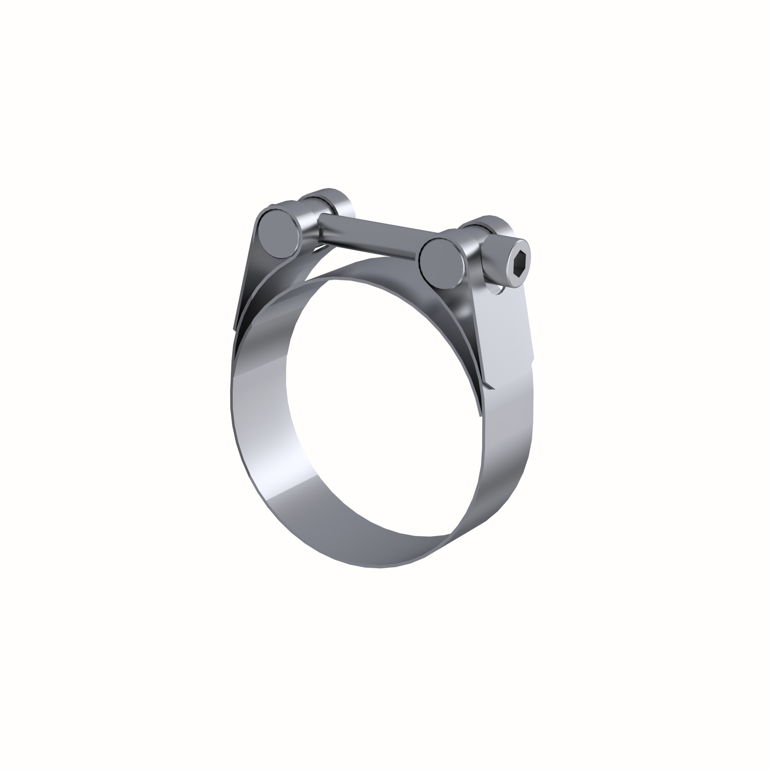 MBRP GP20225 - Exhaust 2.25in. Barrel Band Clamp-Stainless