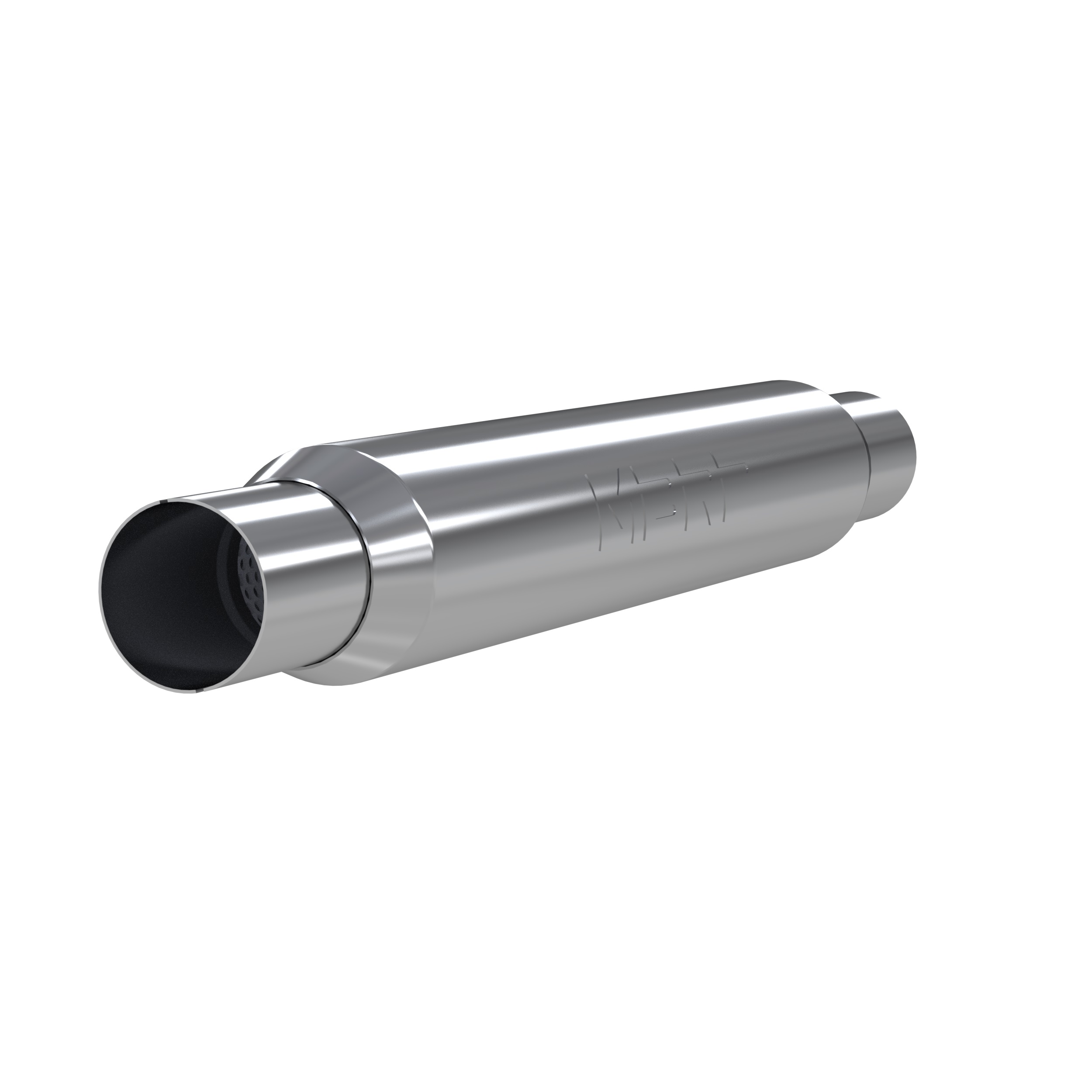 MBRP R1005 - Exhaust Resonator Universal 2.25 Inch Inlet/Outlet 22 Inch Body 26 Inch Overall T304 Stainless Steel MBRP R1005 - Exhaust Resonator Universal 2.25 Inch Inlet/Outlet 22 Inch Body 26 Inch Overall T304 Stainless Steel
