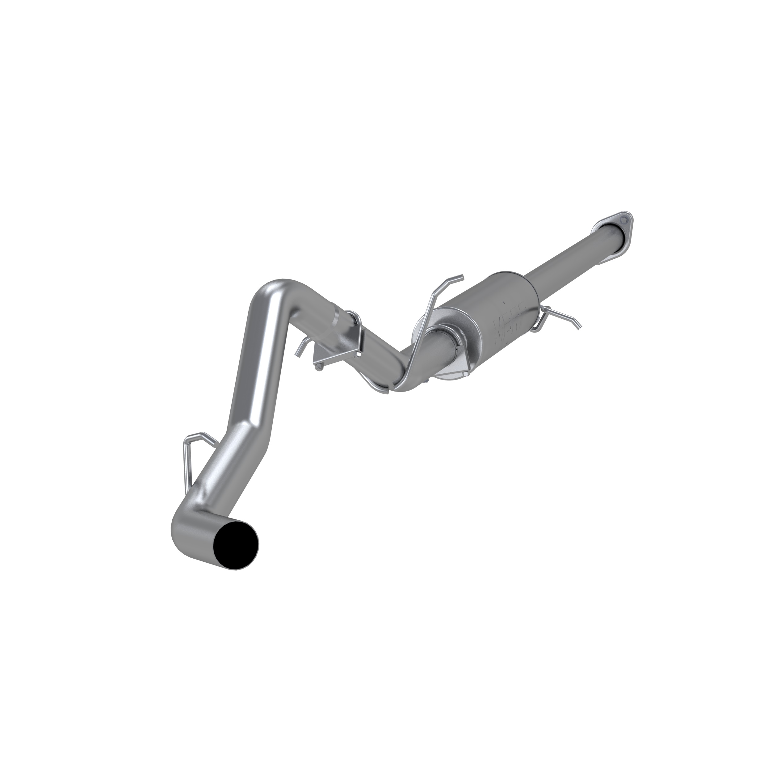 MBRP S5036P - 3 Inch Cat Back Exhaust System Single Side Aluminized Steel For 07-08 Silverado/Sierra 1500 Next Gen 4.8/5.3L