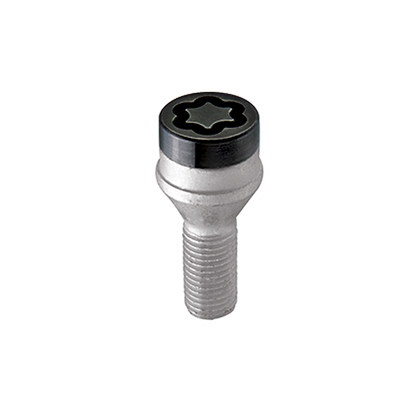 McGard 27178 - Wheel Lock Bolt Set - 4pk. (Cone Seat) M12X1.5 / 17mm Hex / 25.5mm Shank Length - Black