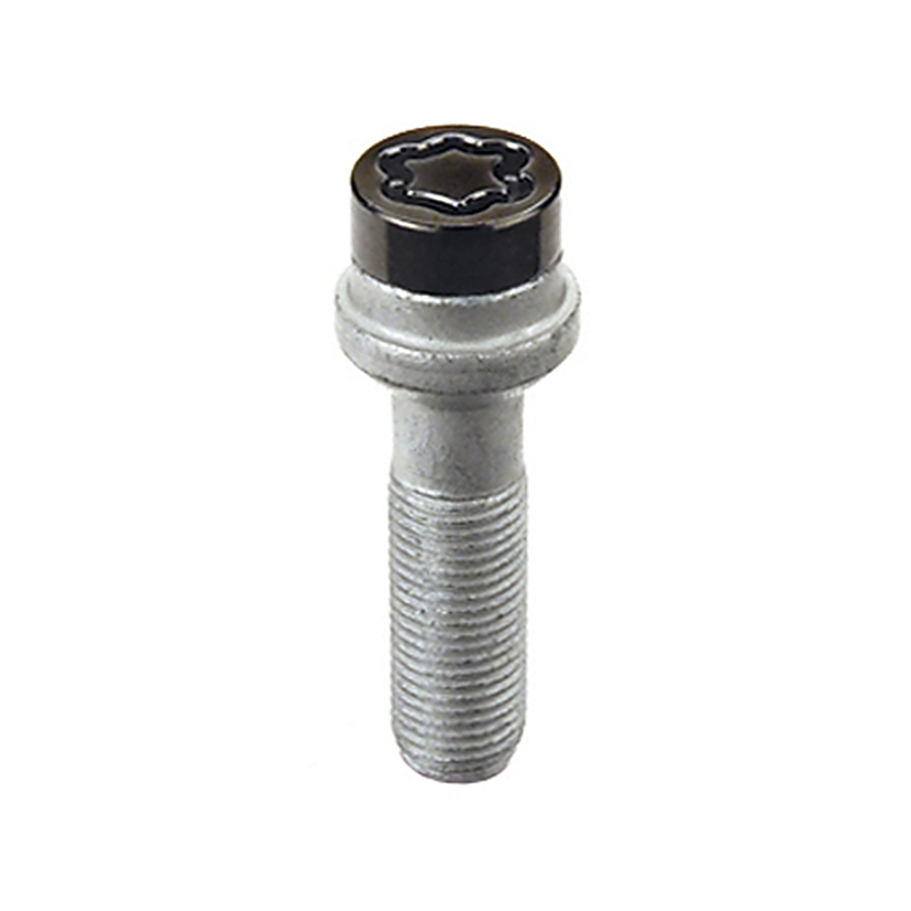 McGard 28317 - Wheel Lock Bolt Set - 4pk. (Radius Seat) M14X1.5 / 17mm Hex / 45.0mm Shank Length - Black