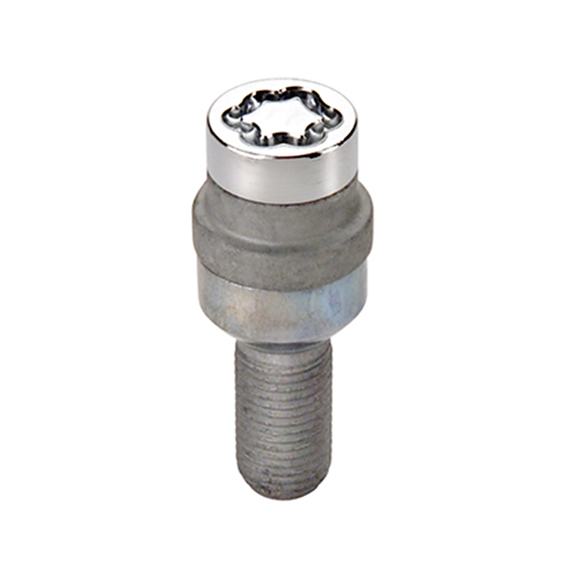 McGard 28020 - Wheel Lock Bolt Set - 4pk. (Radius Seat) M14X1.5 / 17mm Hex / 28.2mm Shank Length - Chrome