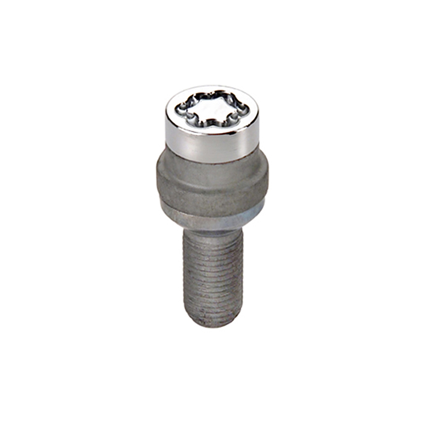 McGard 28032 - Wheel Lock Bolt Set - 4pk. (Radius Seat) M14X1.5 / 19mm Hex / 35.4mm Shank Length - Chrome