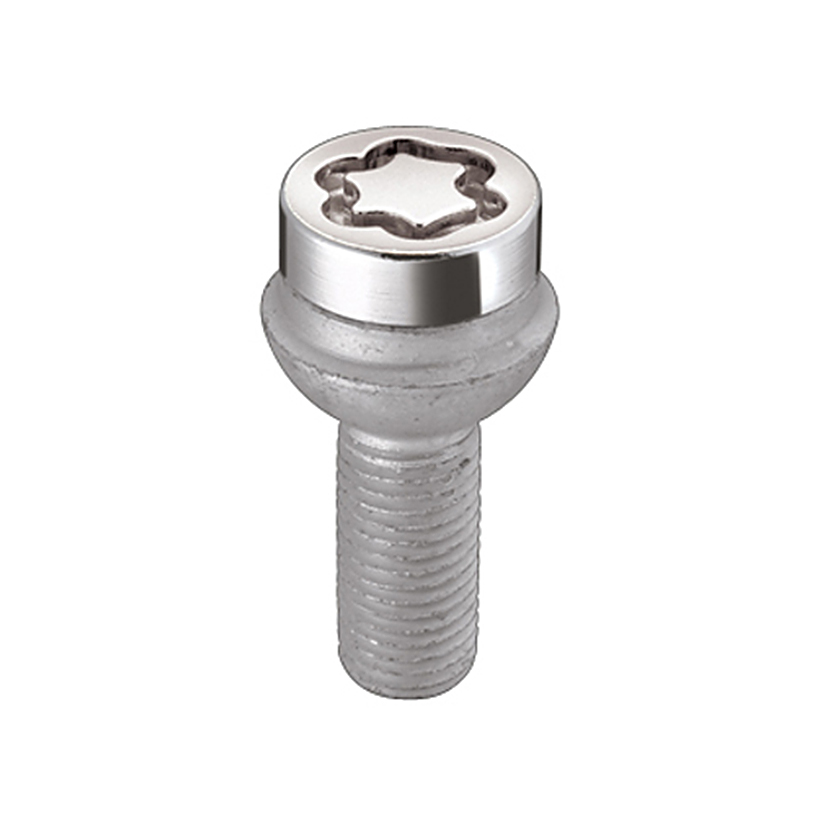 McGard 28017 - Wheel Lock Bolt Set - 4pk. (Radius Seat) M14X1.5 / 17mm Hex / 45.0mm Shank Length - Chrome