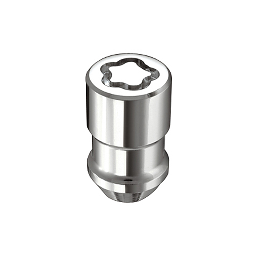 McGard 24537 - Wheel Lock Nut Set - 5pk. (Cone Seat) M12X1.5 / 3/4 Hex / 1.46in. Length - Chrome McGard 24537 - Wheel Lock Nut Set - 5pk. (Cone Seat) M12X1.5 / 3/4 Hex / 1.46in. Length - Chrome