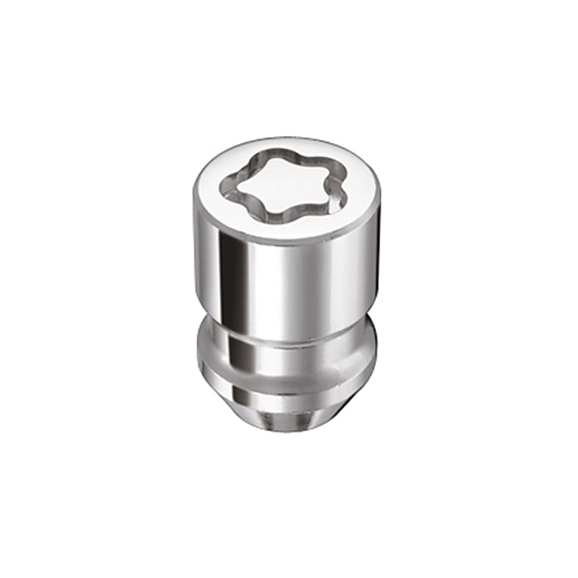 McGard 24157 - Wheel Lock Nut Set - 4pk. (Cone Seat) M12X1.5 / 19mm & 21mm Dual Hex / 1.28in. L - Chrome