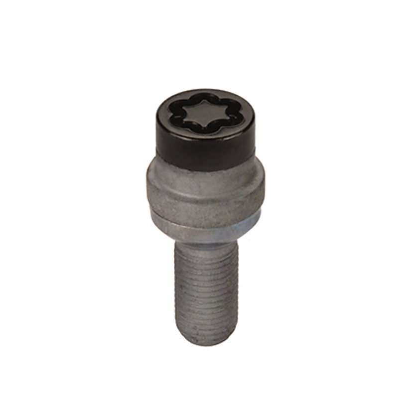 McGard 28332 - Wheel Lock Bolt Set - 4pk. (Radius Seat) M14X1.5 / 19mm Hex / 35.4mm Shank Length - Black