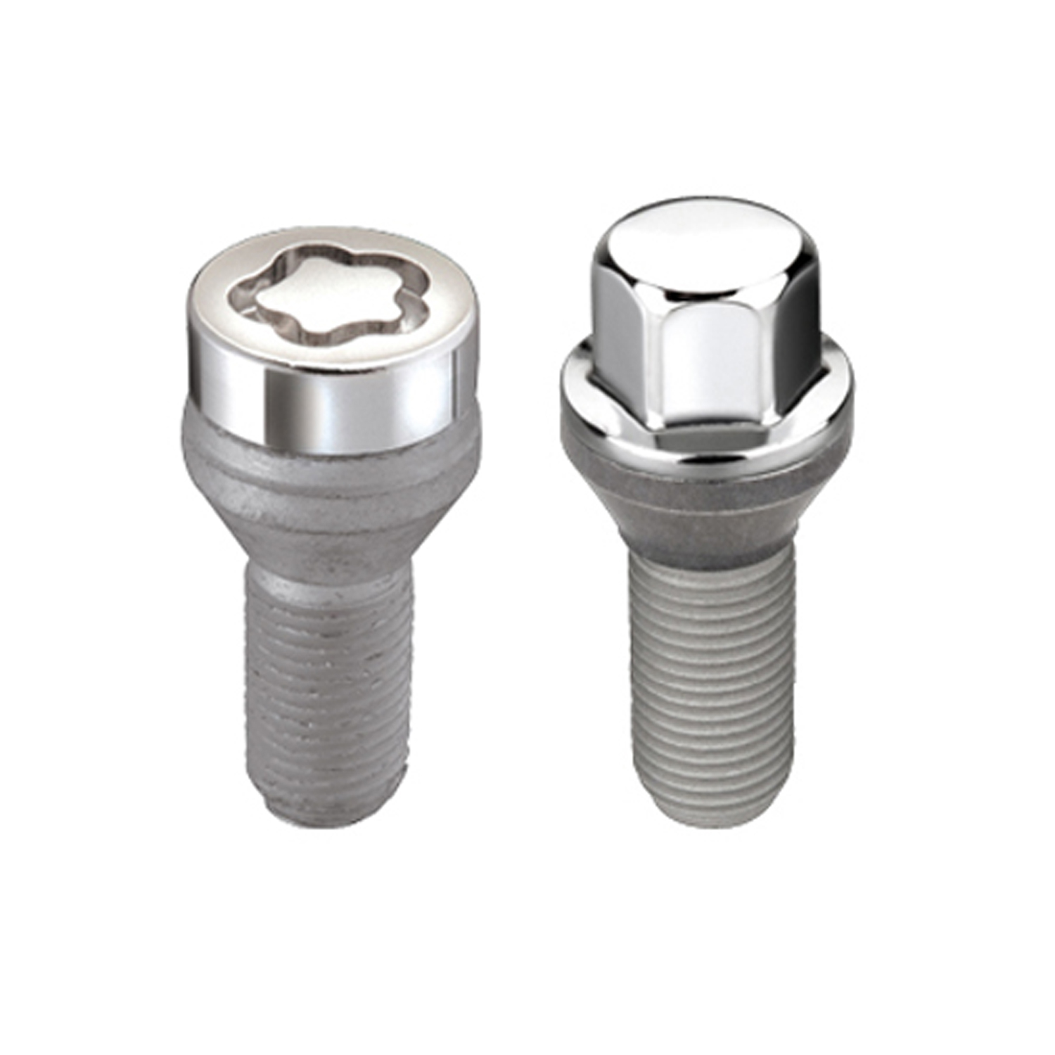 McGard 67261 - 5 Lug Hex Install Kit w/Locks (Cone Seat Bolt) M12X1.25 / 17mm Hex / 25.6mm Shank L. - Chrome McGard 67261 - 5 Lug Hex Install Kit w/Locks (Cone Seat Bolt) M12X1.25 / 17mm Hex / 25.6mm Shank L. - Chrome
