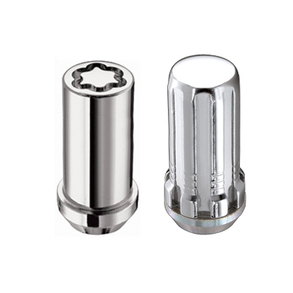 McGard 65630 - SplineDrive Tuner 6 Lug Install Kit w/Locks & Tool (Cone) M14X1.5 / 22mm Hex - Chrome