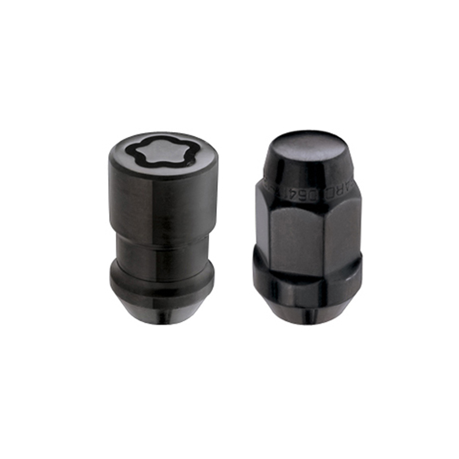 McGard 84538 - 5 Lug Hex Install Kit w/Locks (Cone Seat Nut / Bulge) M12X1.5 / 3/4 Hex / 1.45in. L - Black
