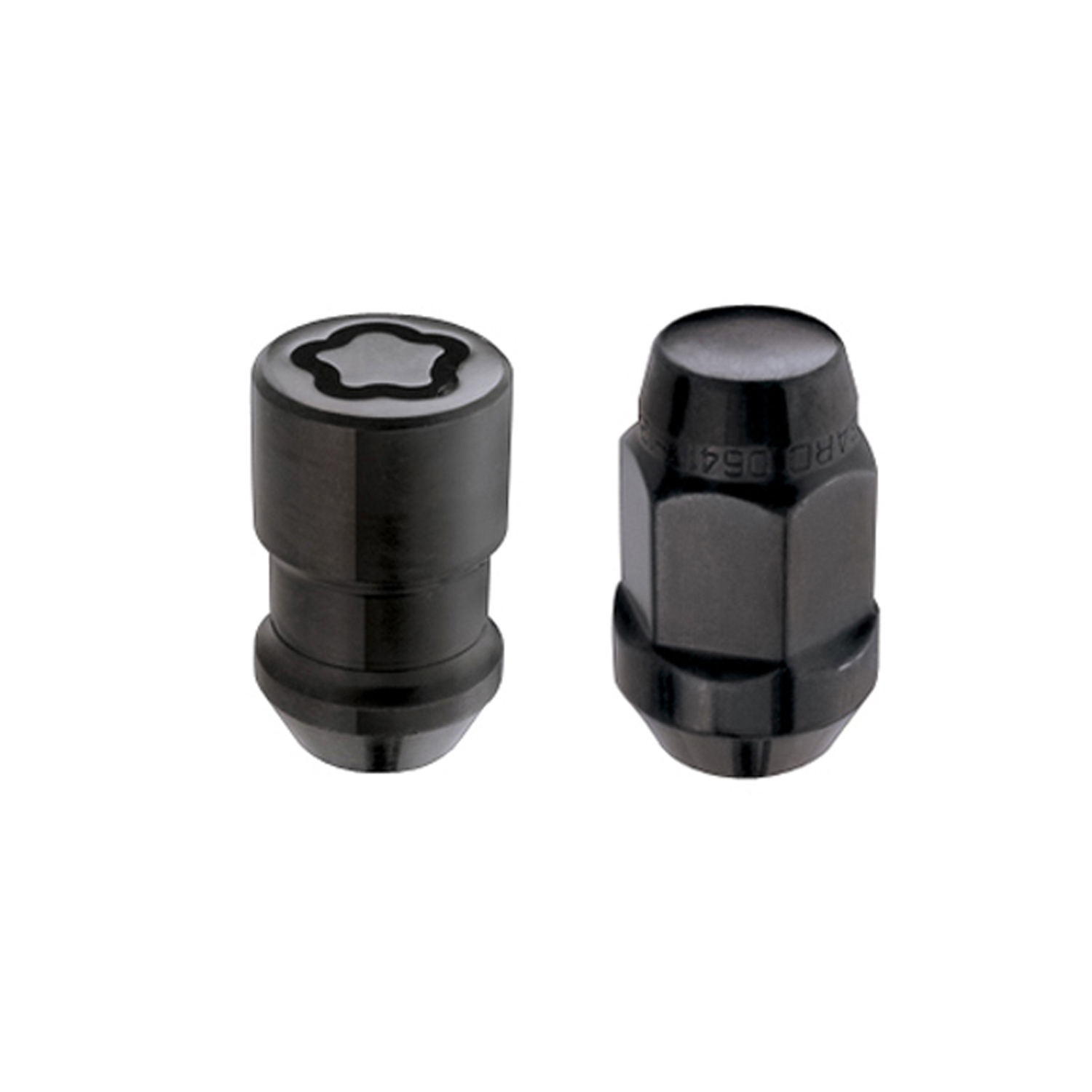 McGard 84551 - 5 Lug Hex Install Kit w/Locks (Cone Seat Nut / Bulge) 1/2-20 / 3/4 Hex / 1.45in. L - Black