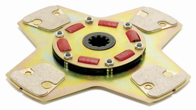 Mcleod 260440 - Disc Racing Only Sprung Hub Flat 4 Paddle 10.5in X 1-1/8 X 10 Spl