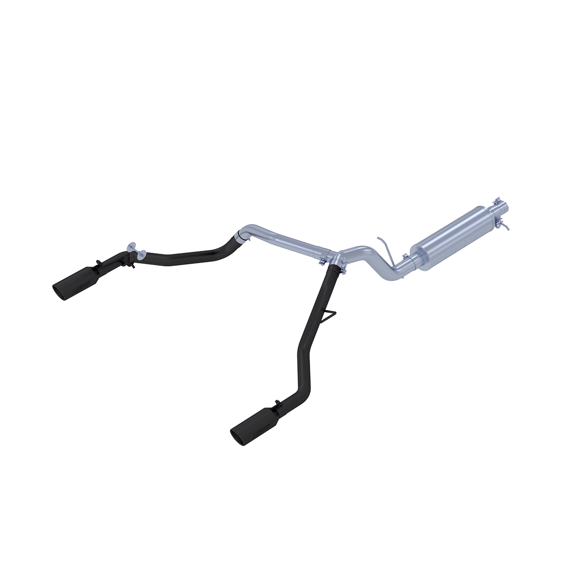 MBRP S5223BLK - Ford 3 Inch Cat Back Exhaust System Dual Split Rear Exit For 19-23 Ford Ranger Ecoboost 2.3L