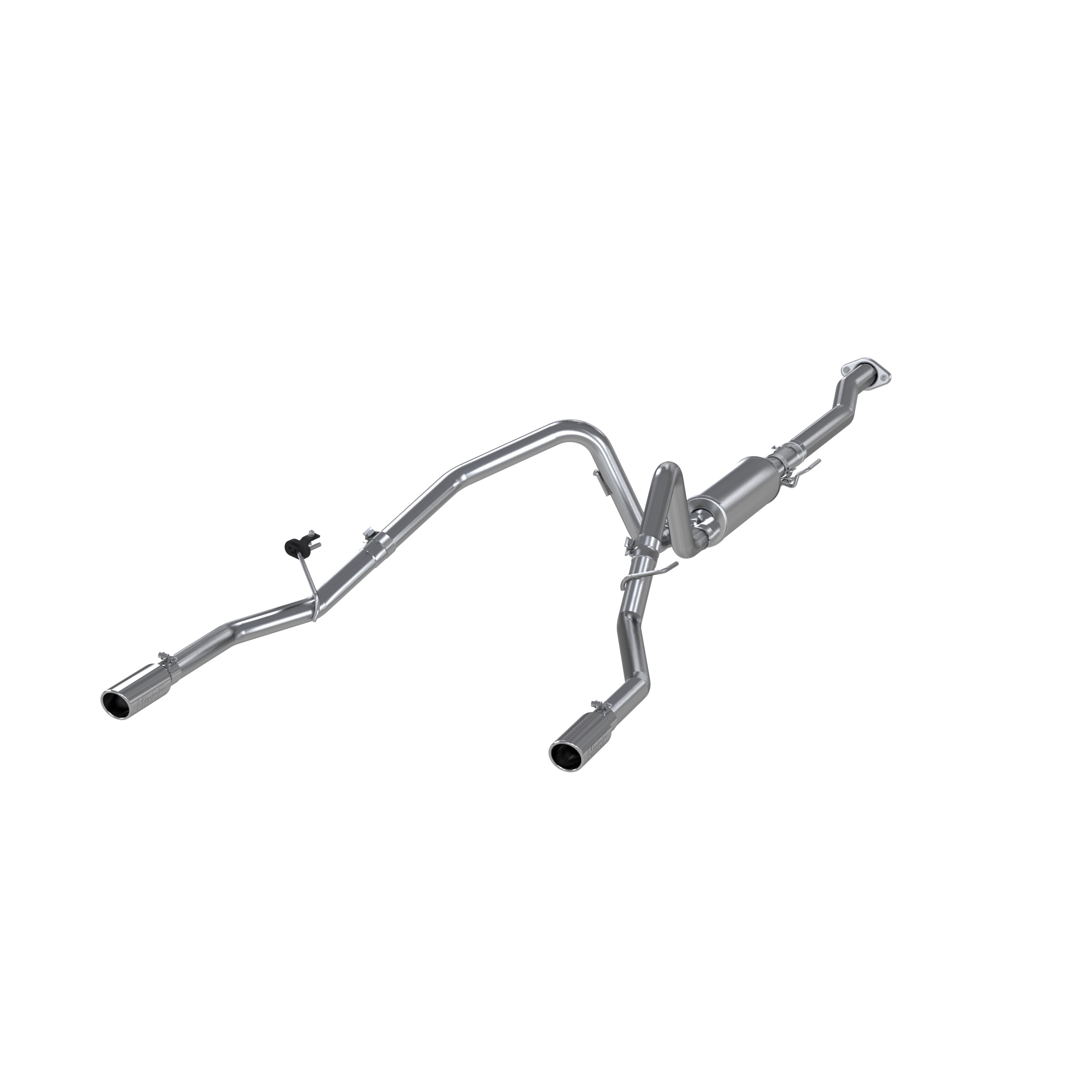 MBRP S5240AL - 2.5 Inch Cat Back Exhaust System Dual Rear Exit For 11-14 Ford F-150 V6 EcoBoost Aluminized Steel