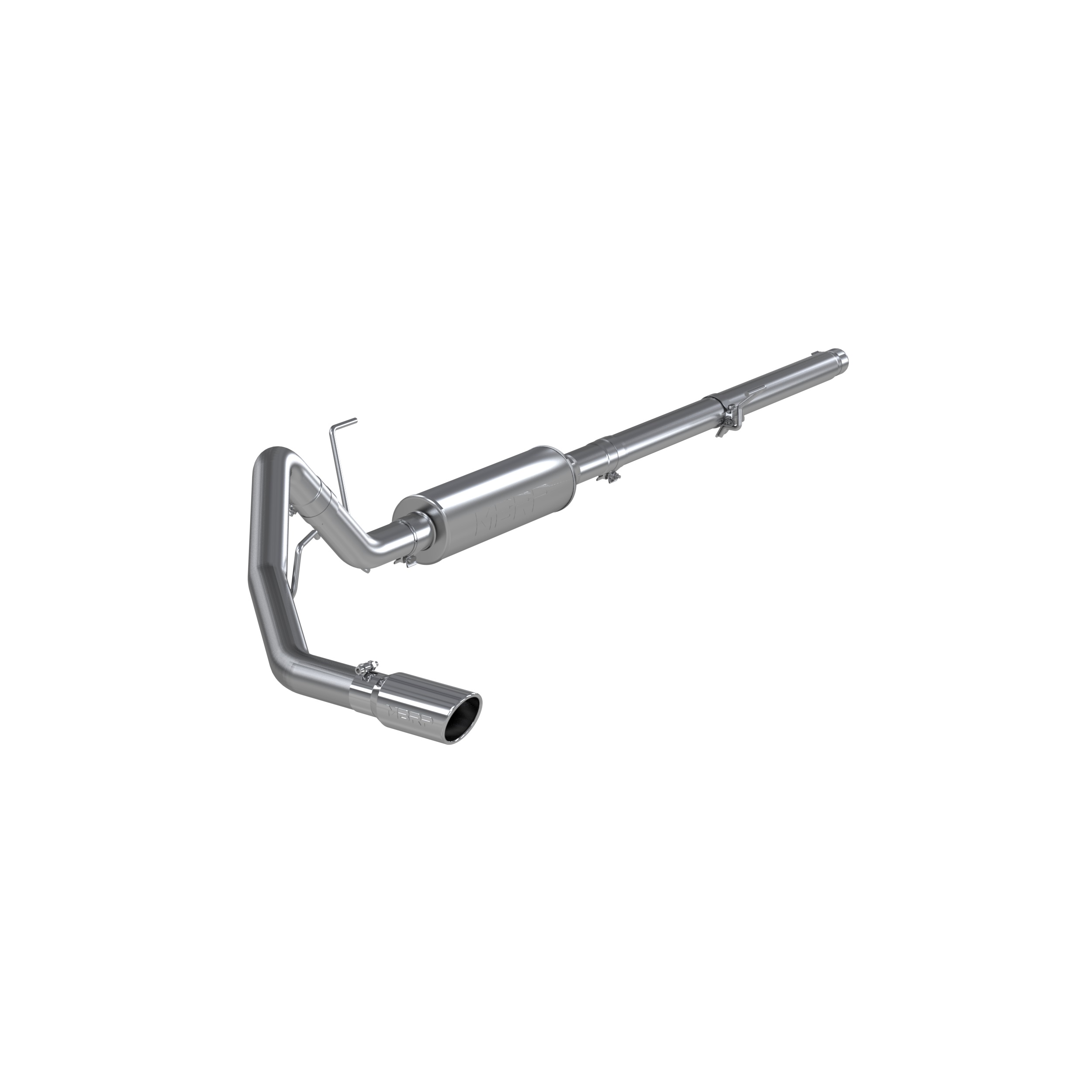 MBRP S5200409 - 3 Inch Cat Back Exhaust System Single Side T409 Stainless Steel For 04-08 Ford F-150