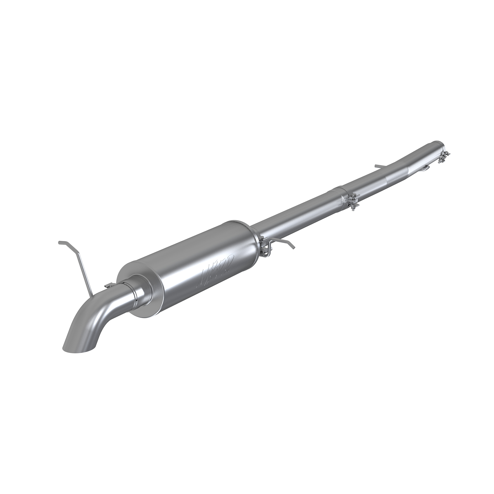 MBRP S5225AL - 3 Inch Cat Back Exhaust System For 19-23 Ford Ranger EcoBoost 2.3L Turn Down Aluminized Steel MBRP S5225AL - 3 Inch Cat Back Exhaust System For 19-23 Ford Ranger EcoBoost 2.3L Turn Down Aluminized Steel