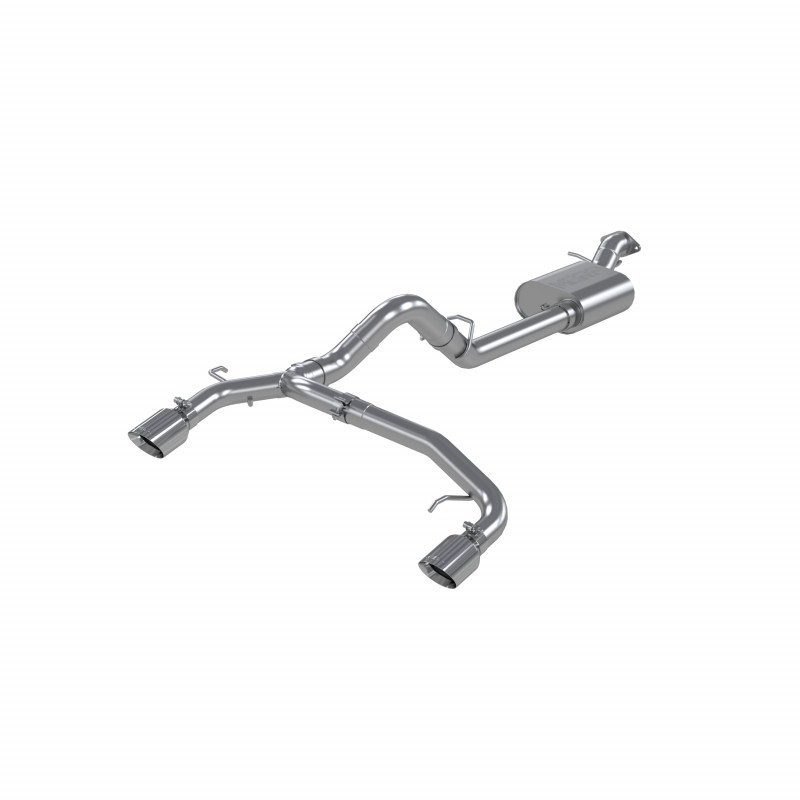 MBRP S5241304 - 21-Up Ford Bronco 2.3L/2.7L EcoBoost 2/4-Door T304 Stainless Steel 3 Inch Cat-Back Dual Split Rear