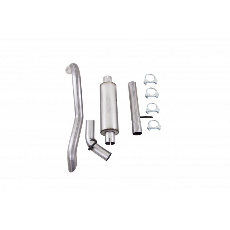 MBRP S5530AL - Cat Back Exhaust System Single Rear Exit Off Road Aluminum For 12-18 Jeep Wrangler/Rubicon JK 3.6L V6 2/4 Door MBRP S5530AL - Cat Back Exhaust System Single Rear Exit Off Road Aluminum For 12-18 Jeep Wrangler/Rubicon JK 3.6L V6 2/4 Door