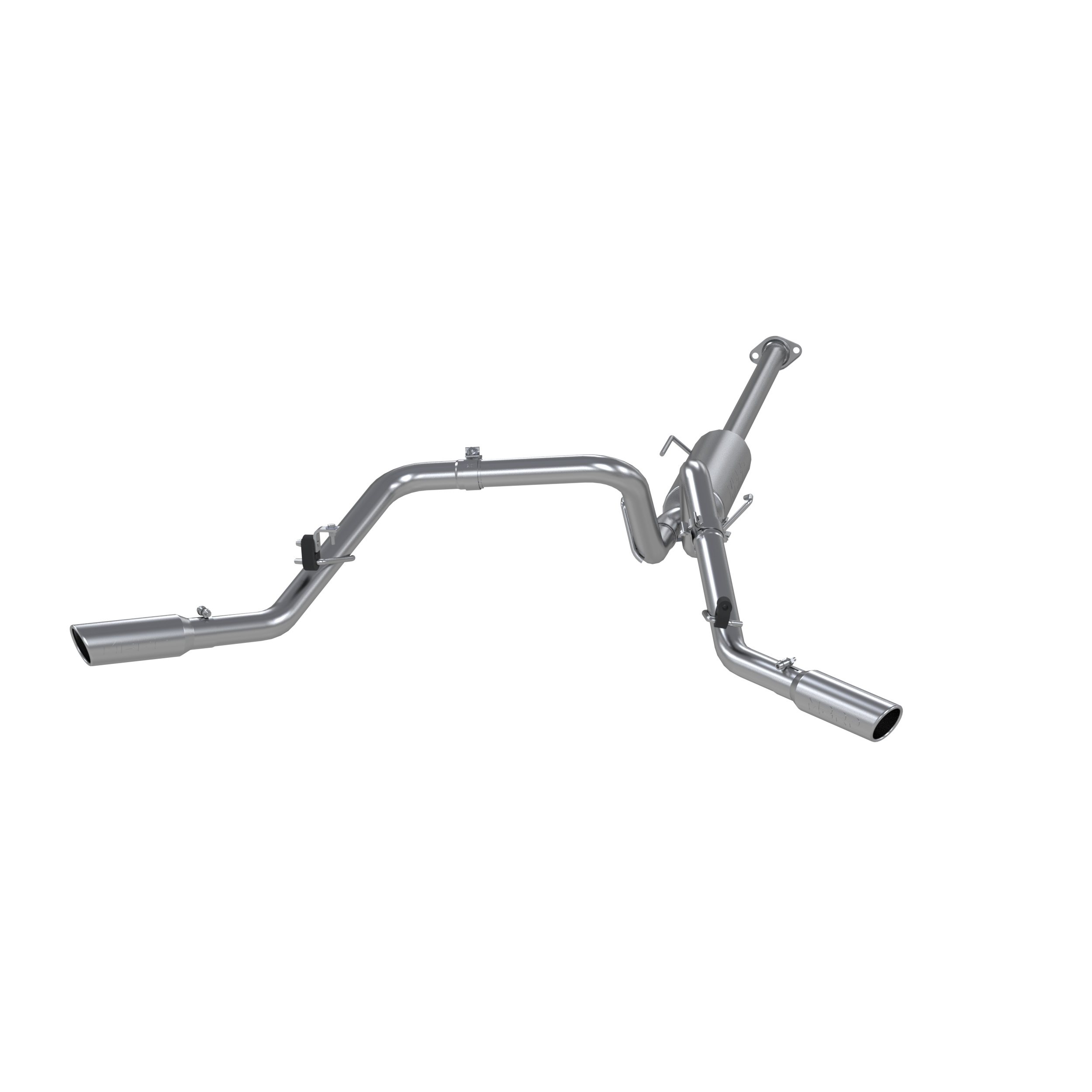 MBRP S5328AL - Cat Back Exhaust System Dual Split Side Aluminized Steel For 05-15 Toyota Tacoma