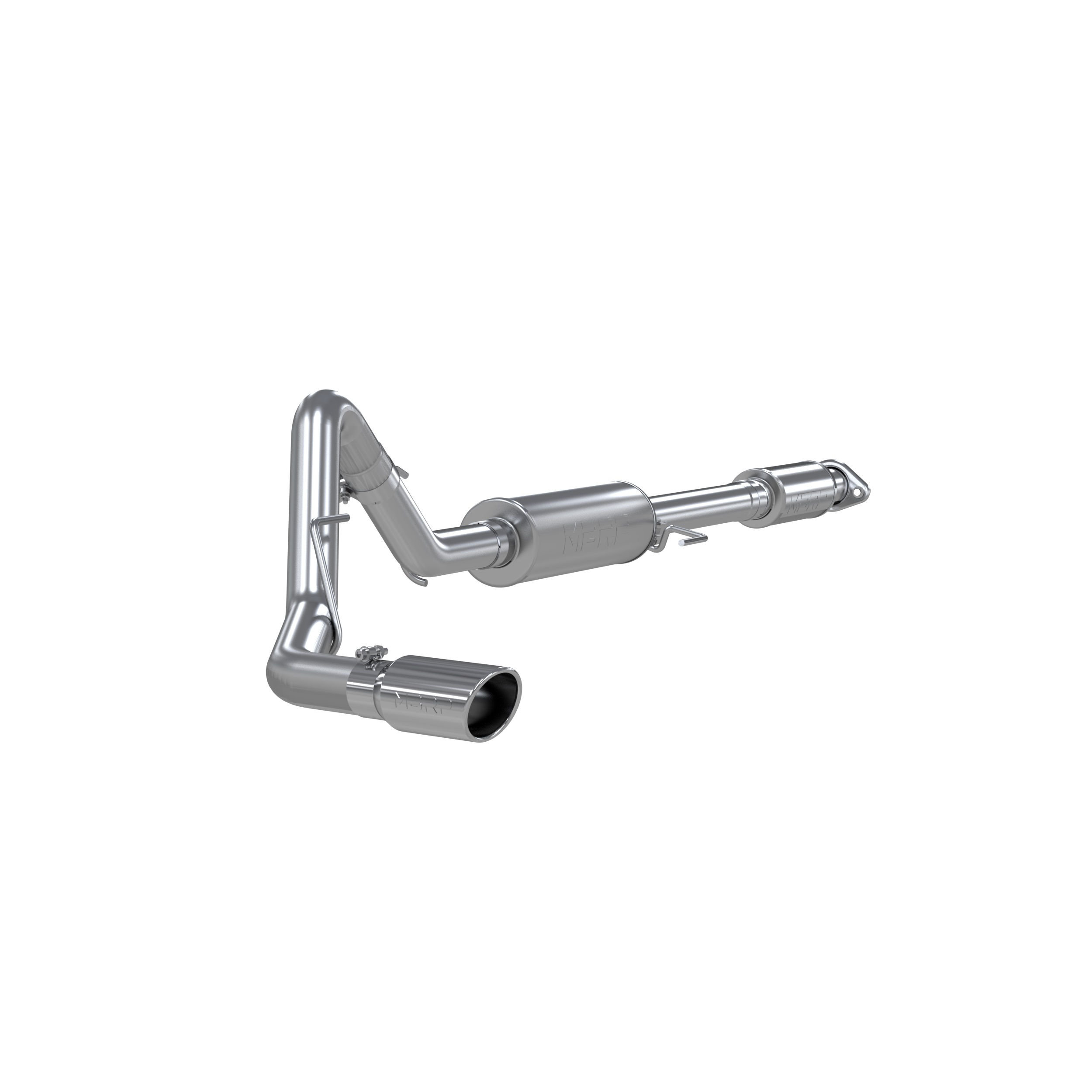 MBRP S5256AL - 3 Inch Cat Back Exhaust System Single Side Exit Aluminized Steel For 15-20 Ford F-150 5.0L